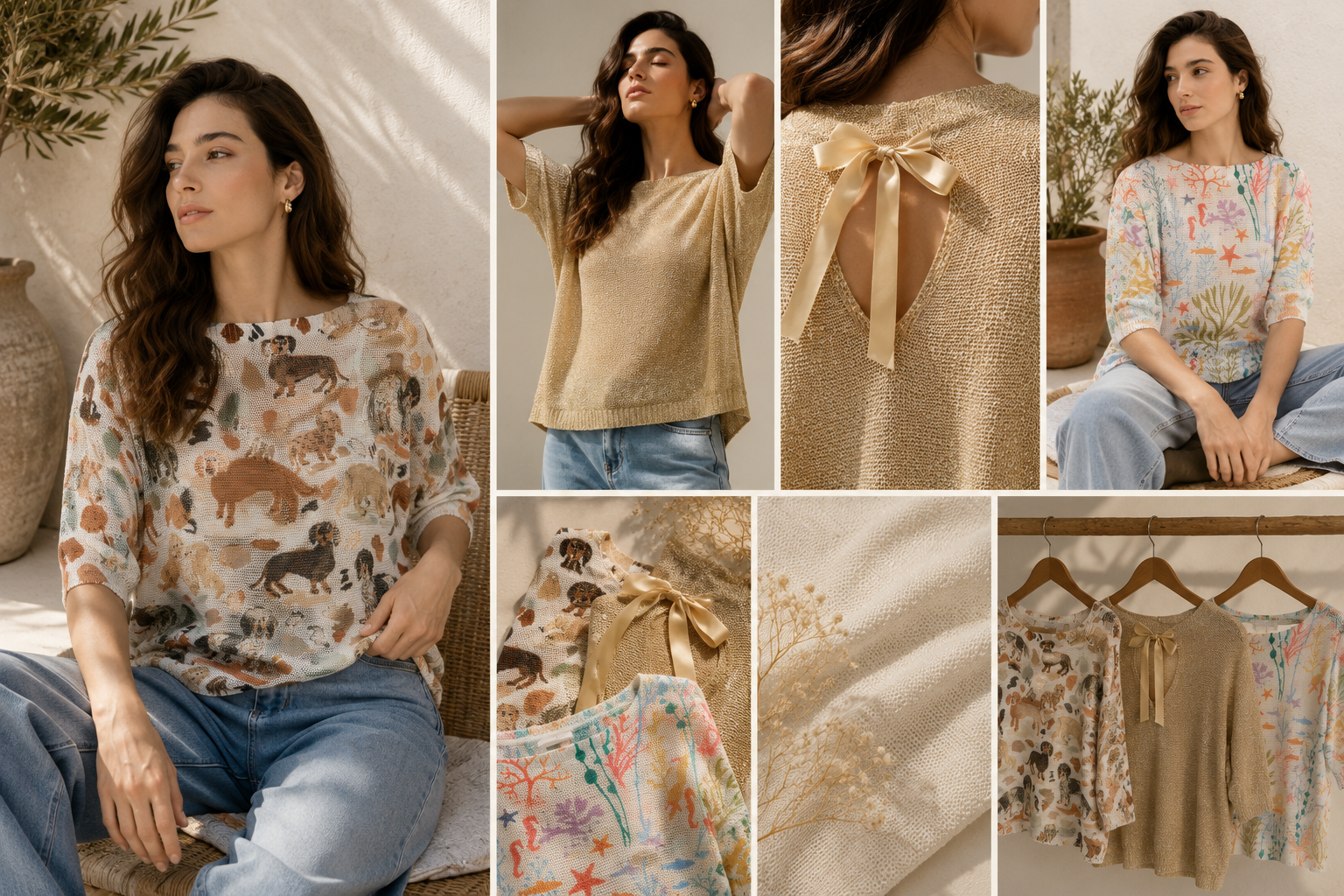 Blusas tejidas: cómo combinarlas con estilo