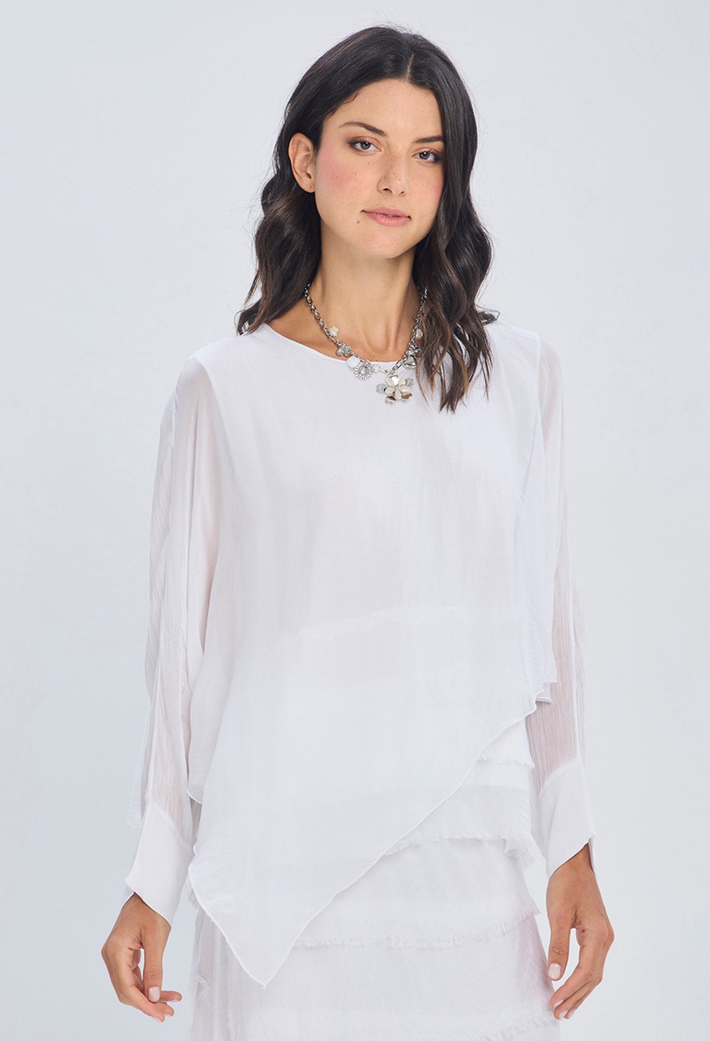 Blusa Fluida Transparencia NEW
