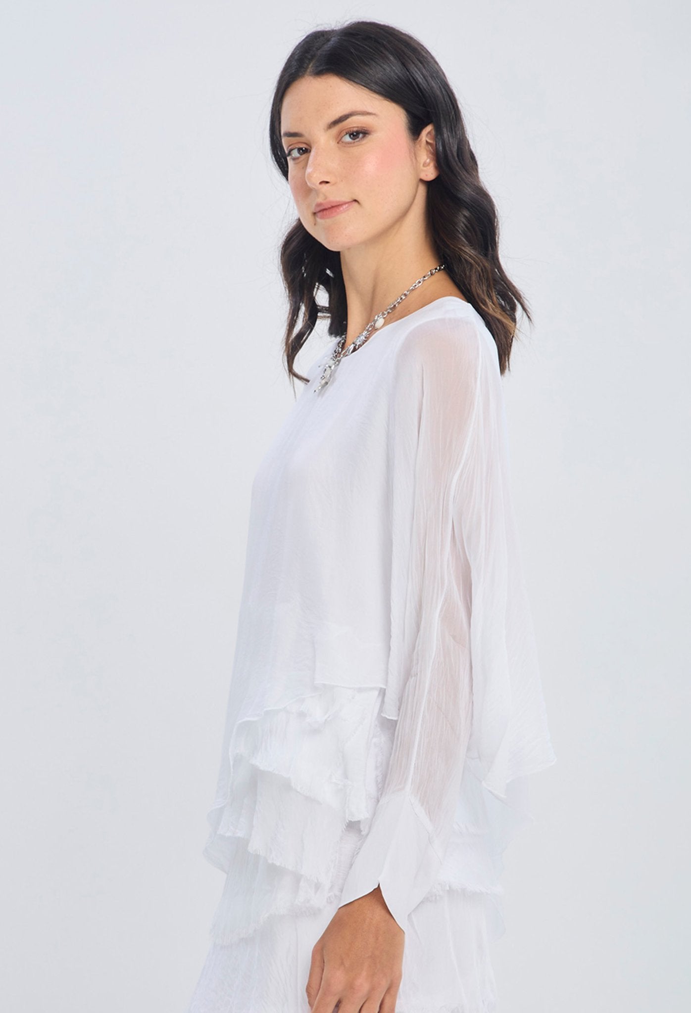 Blusa Fluida Transparencia NEW