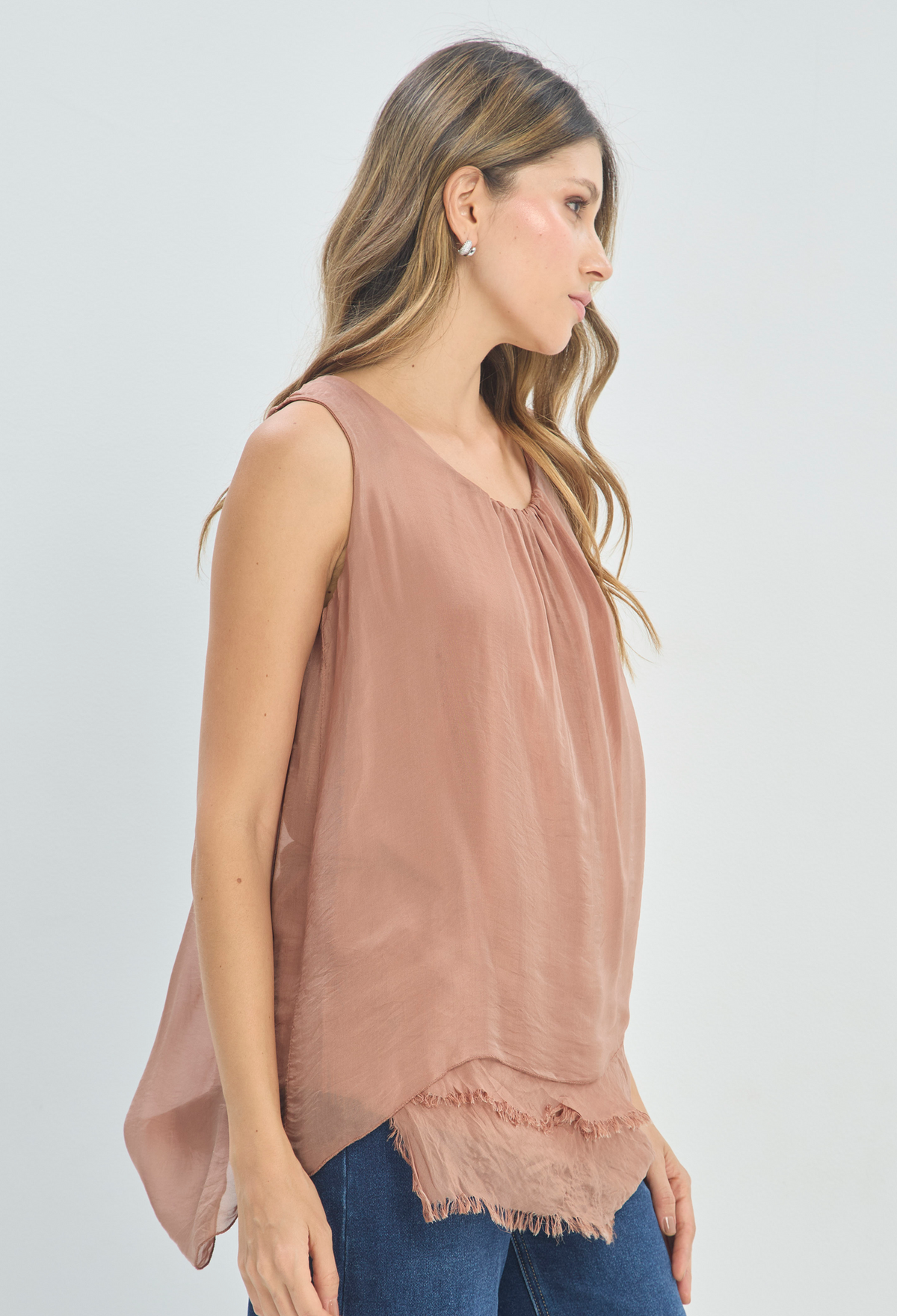 Blusa Sin Mangas Palo de Rosa BYBLA - vista 2