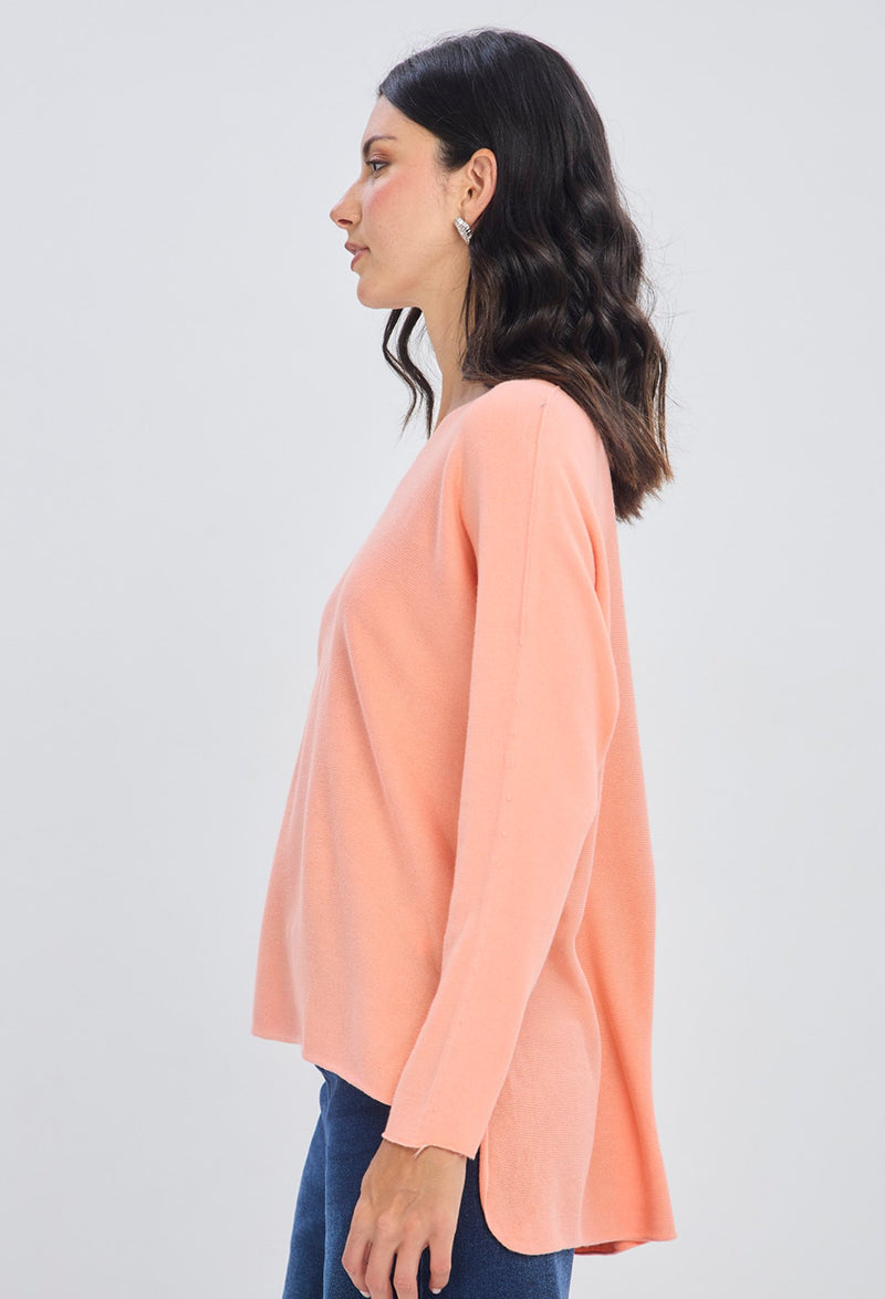 Blusa Fluida Manga Larga NEW