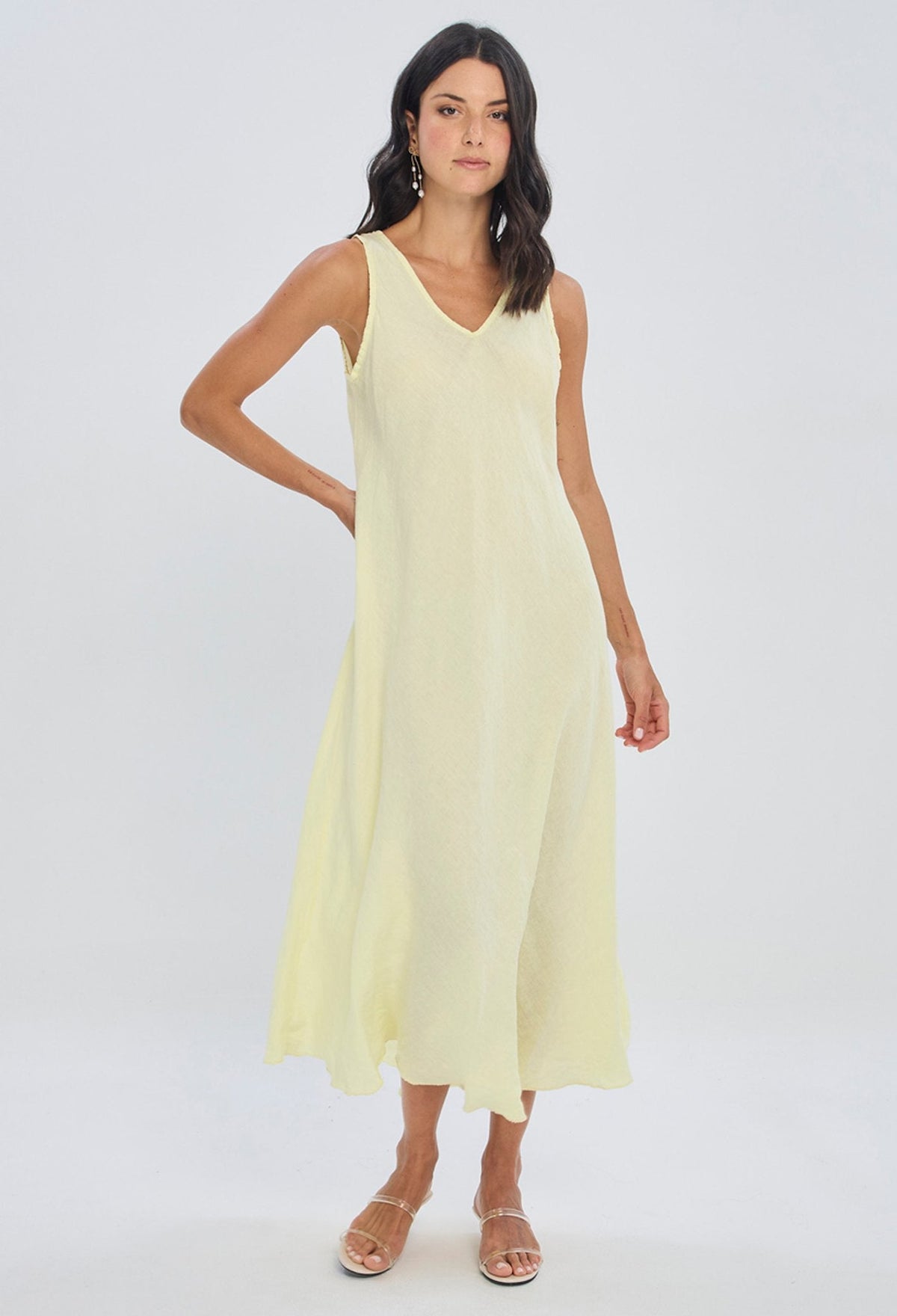 Vestido Midi Lino