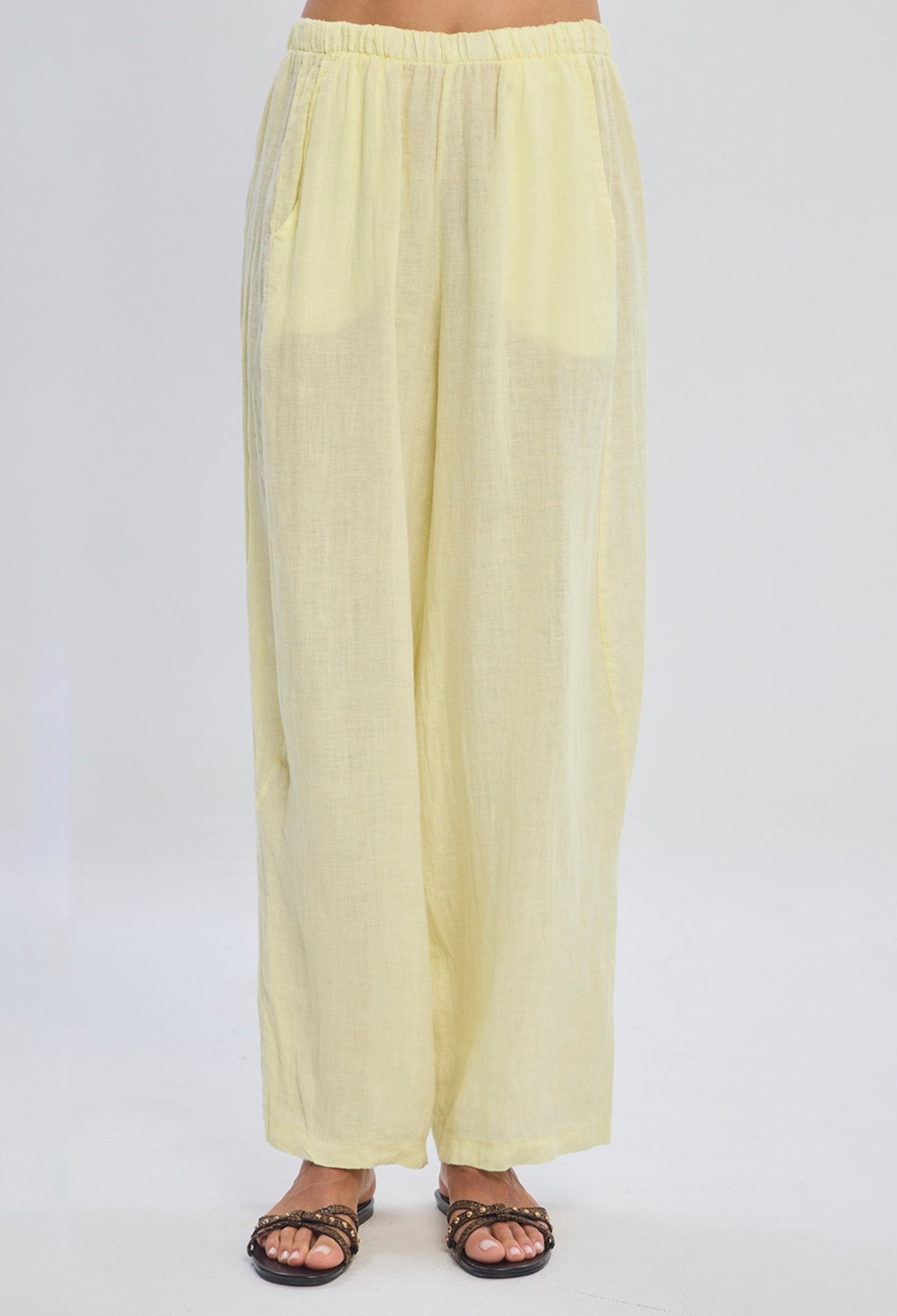 Pantalón Wide Leg Lino NEW