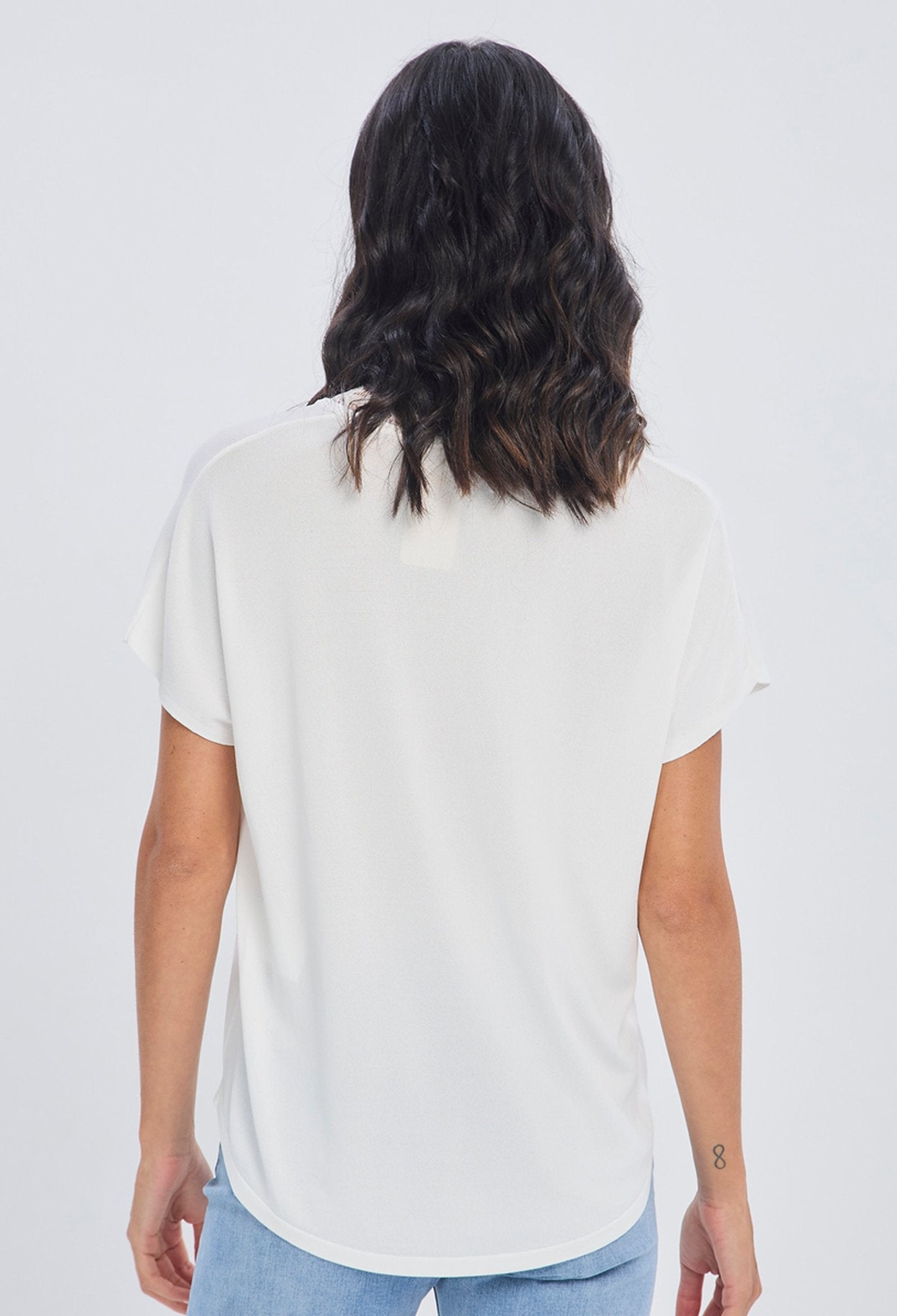 Blusa Cuello V Encaje Viscosa - Foto 2