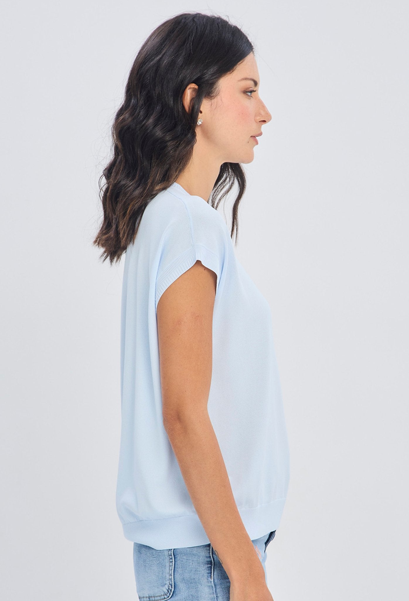 Blusa Sin Manga Básica - Foto 2