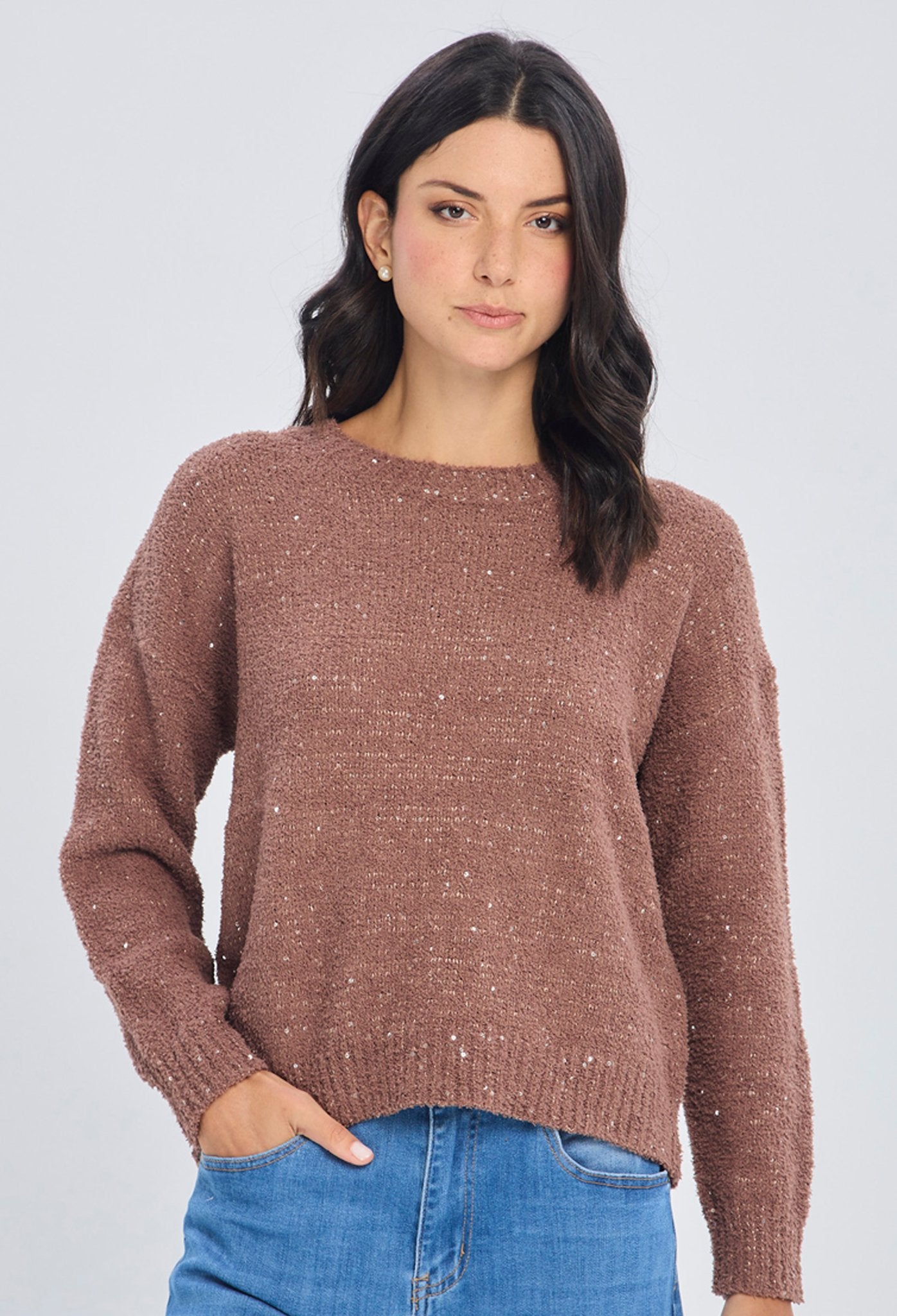 Buzo Boucle Lentejuelas NEW