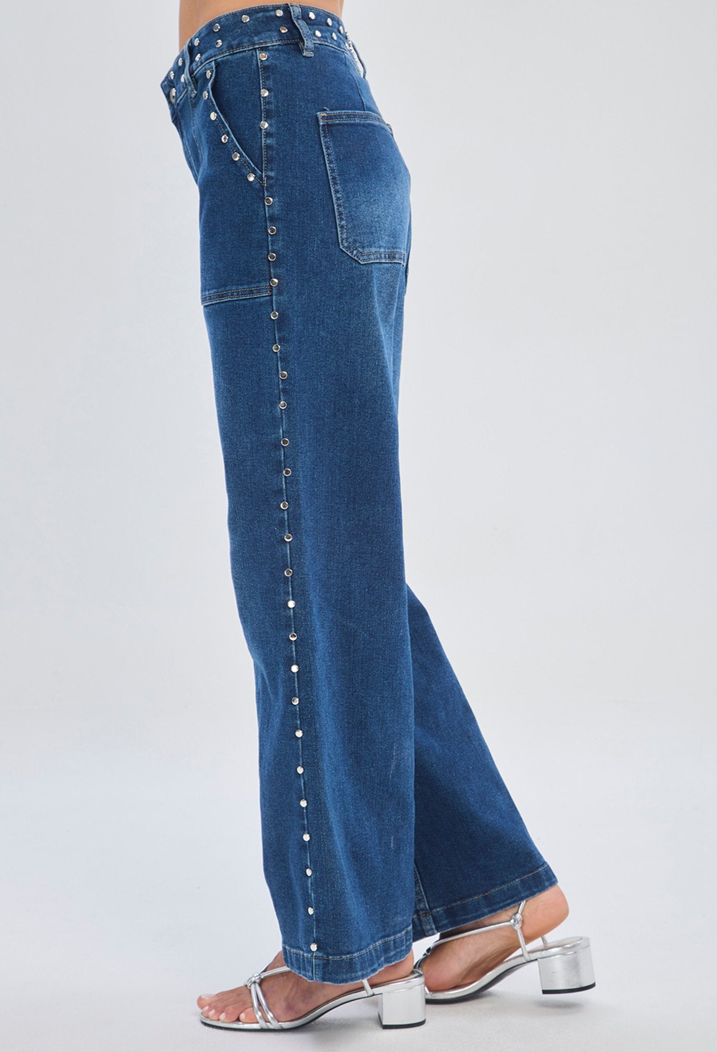 Jean Wide Leg Taches NEW