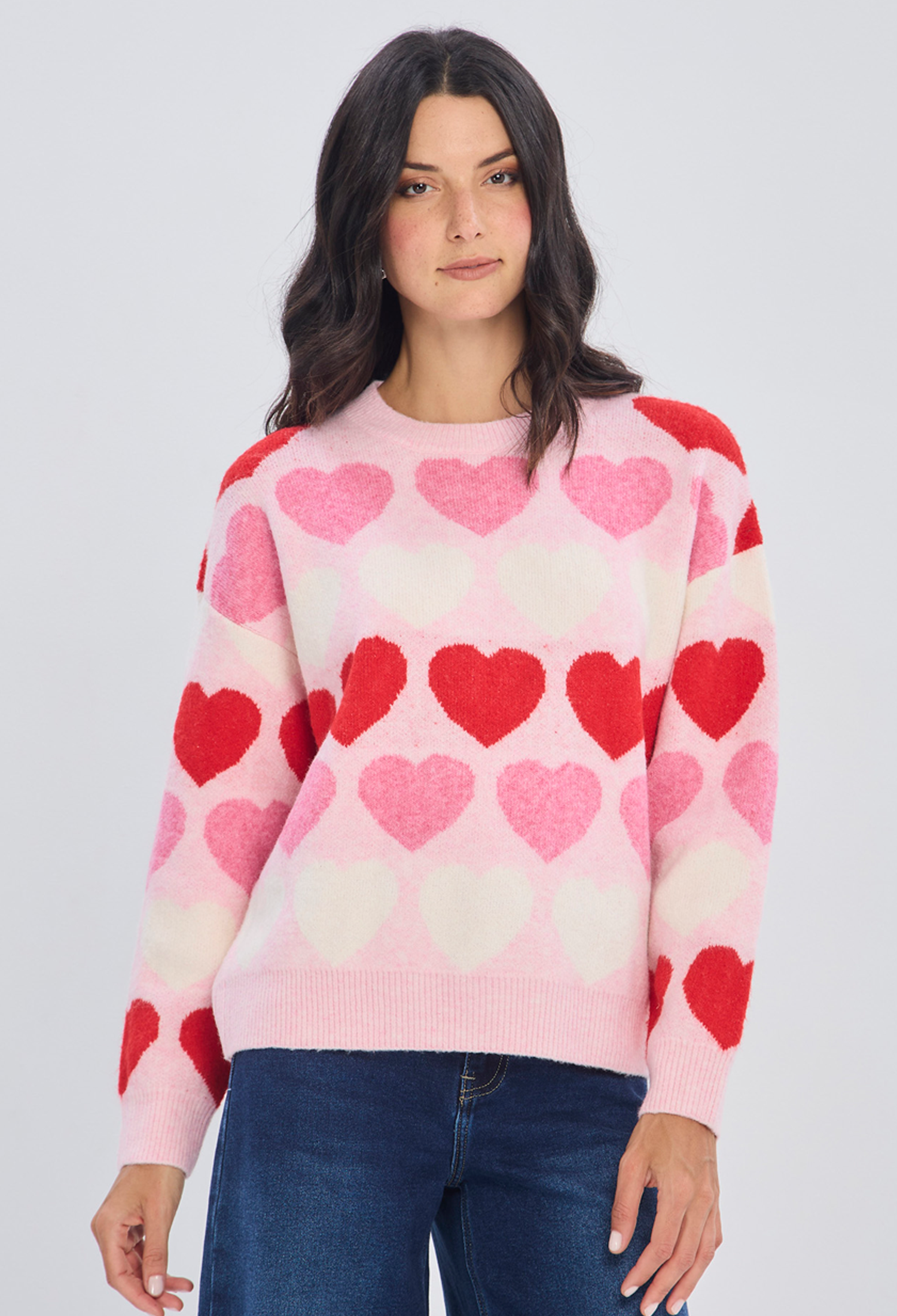 Buzo tejido multicolor con lana talla única para mujer diseño exclusivo