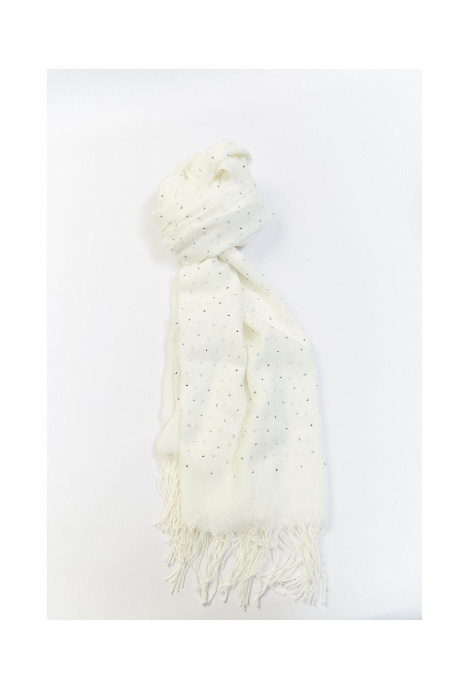 Chalina larga blanca clásica