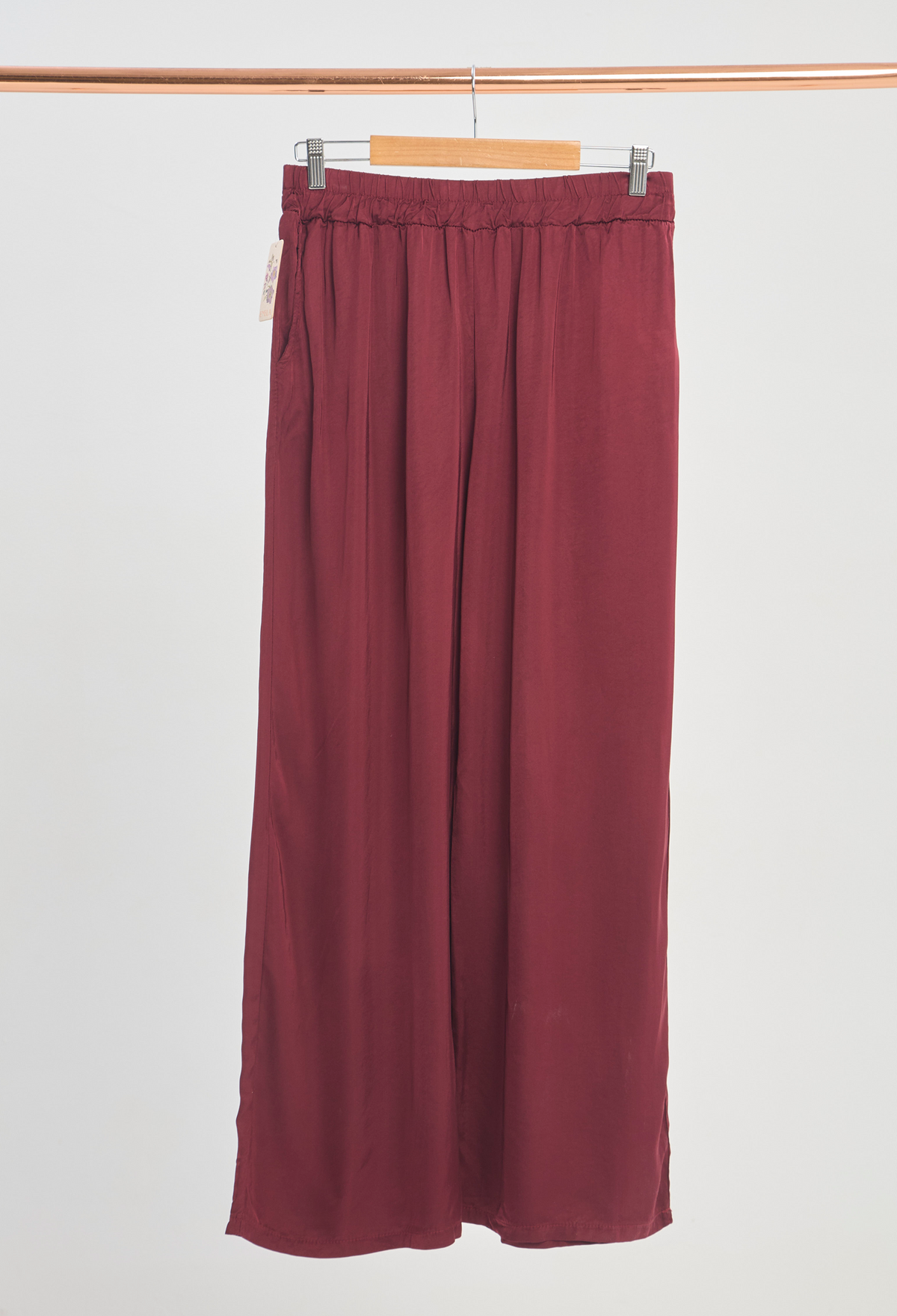 Pantalón Fluido Vinotinto BYBLA