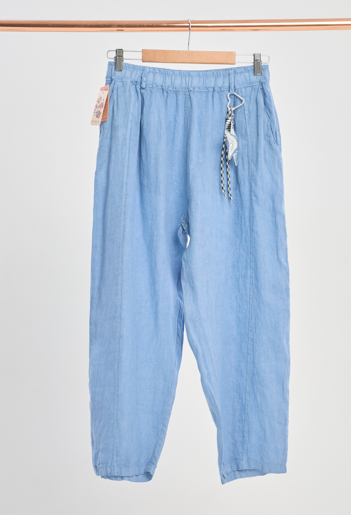 Pantalón Globo Tobillero con Llavero Estrella Azul BYBLA