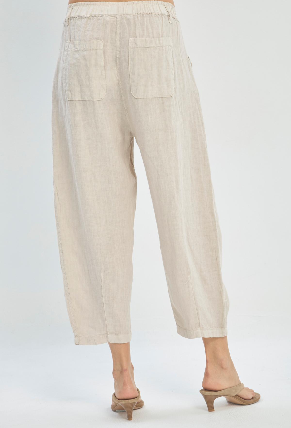 Pantalón Globo Tobillero con Llavero Estrella Kaki BYBLA