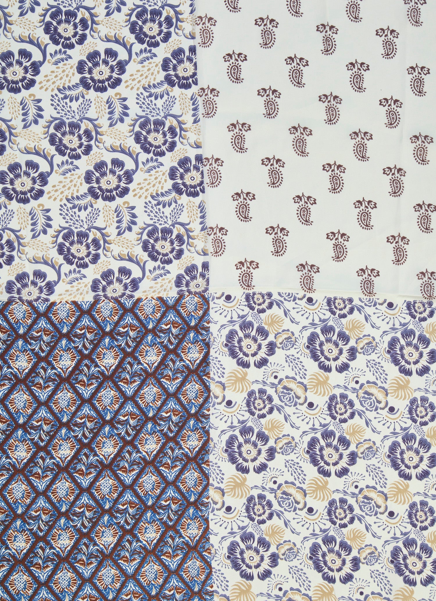 Pañoleta Estampado Azul