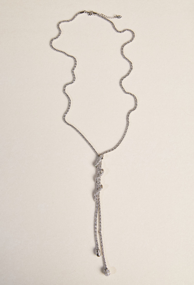Collar Largo Serpiente vista 2 - BYBLA Colombia