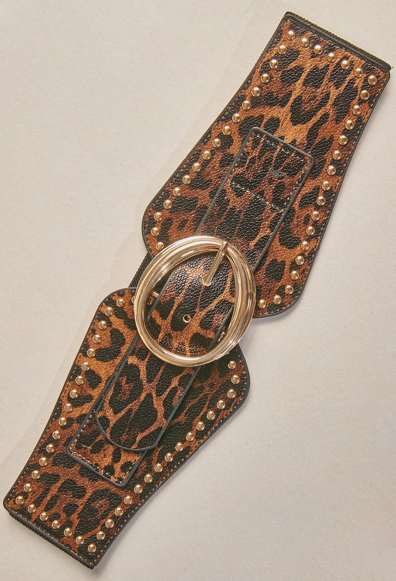 Cinturón Hebilla Boho Animal Print vista 2 - BYBLA Colombia