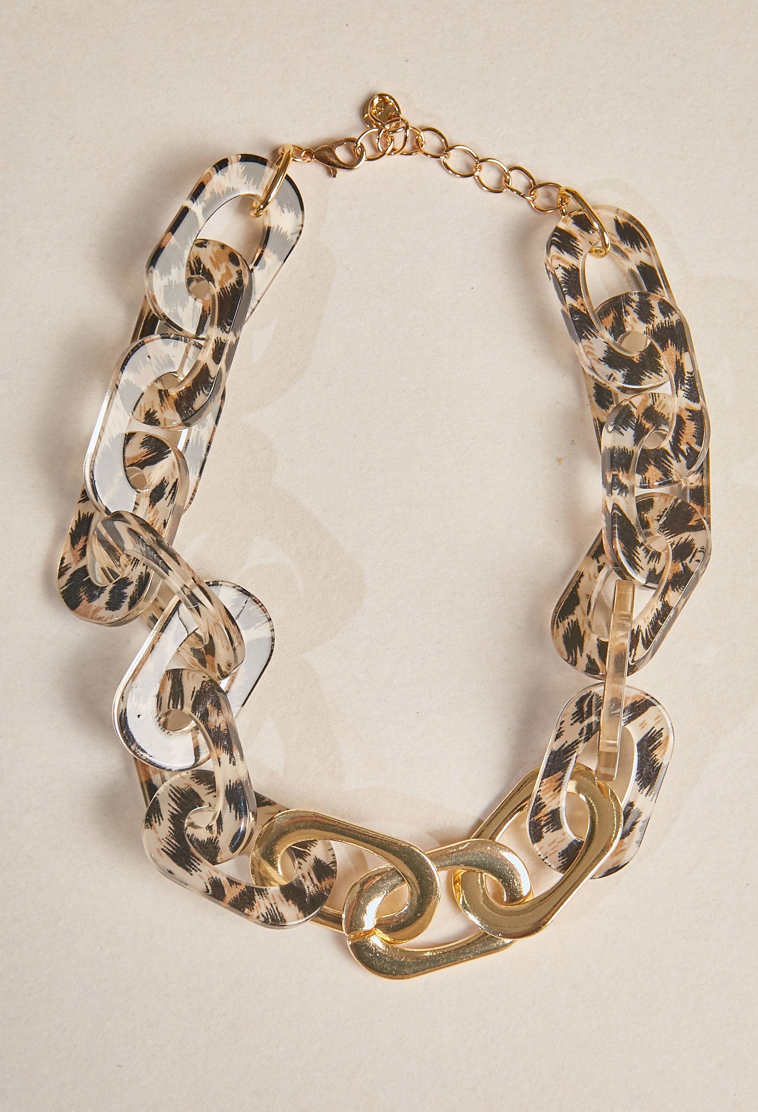 Collar Corto Cadena Animal print - BYBLA Colombia