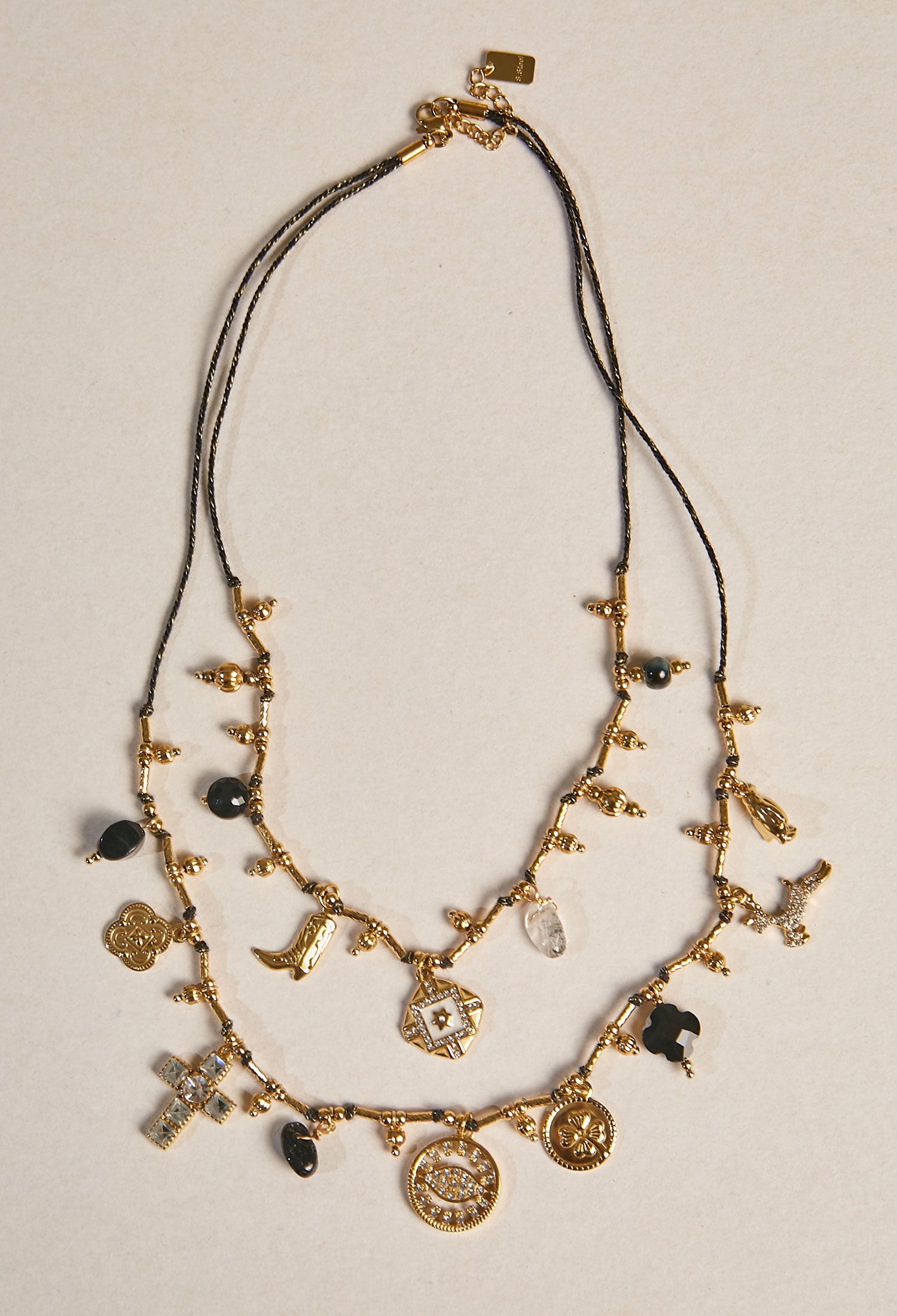 Collar Doble Vuelta Dorado - BYBLA Colombia