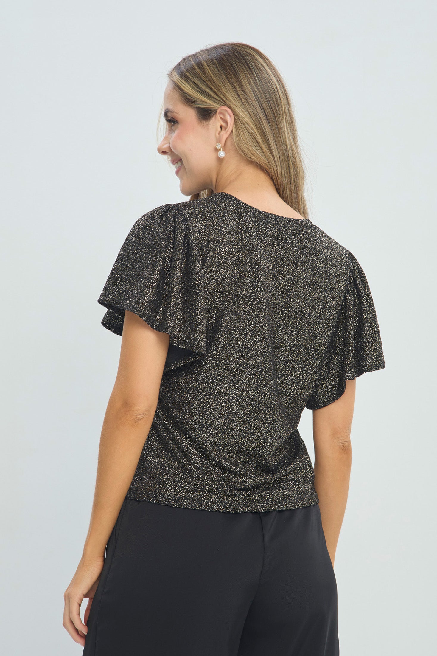 Blusa Glitter vista 3 - Outlet BYBLA Colombia