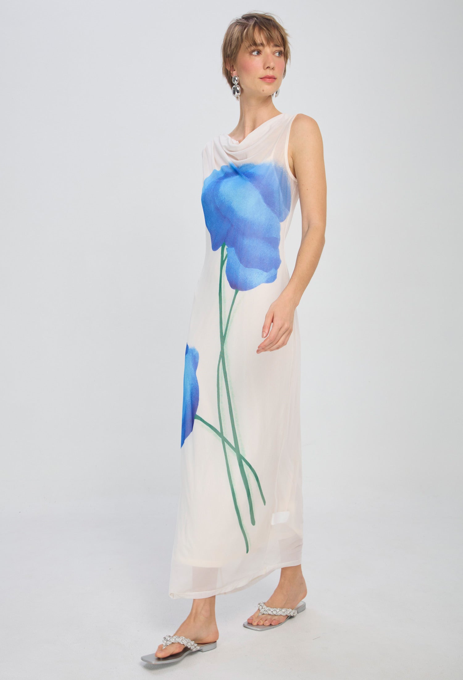 Vestido Largo Flor - SALE