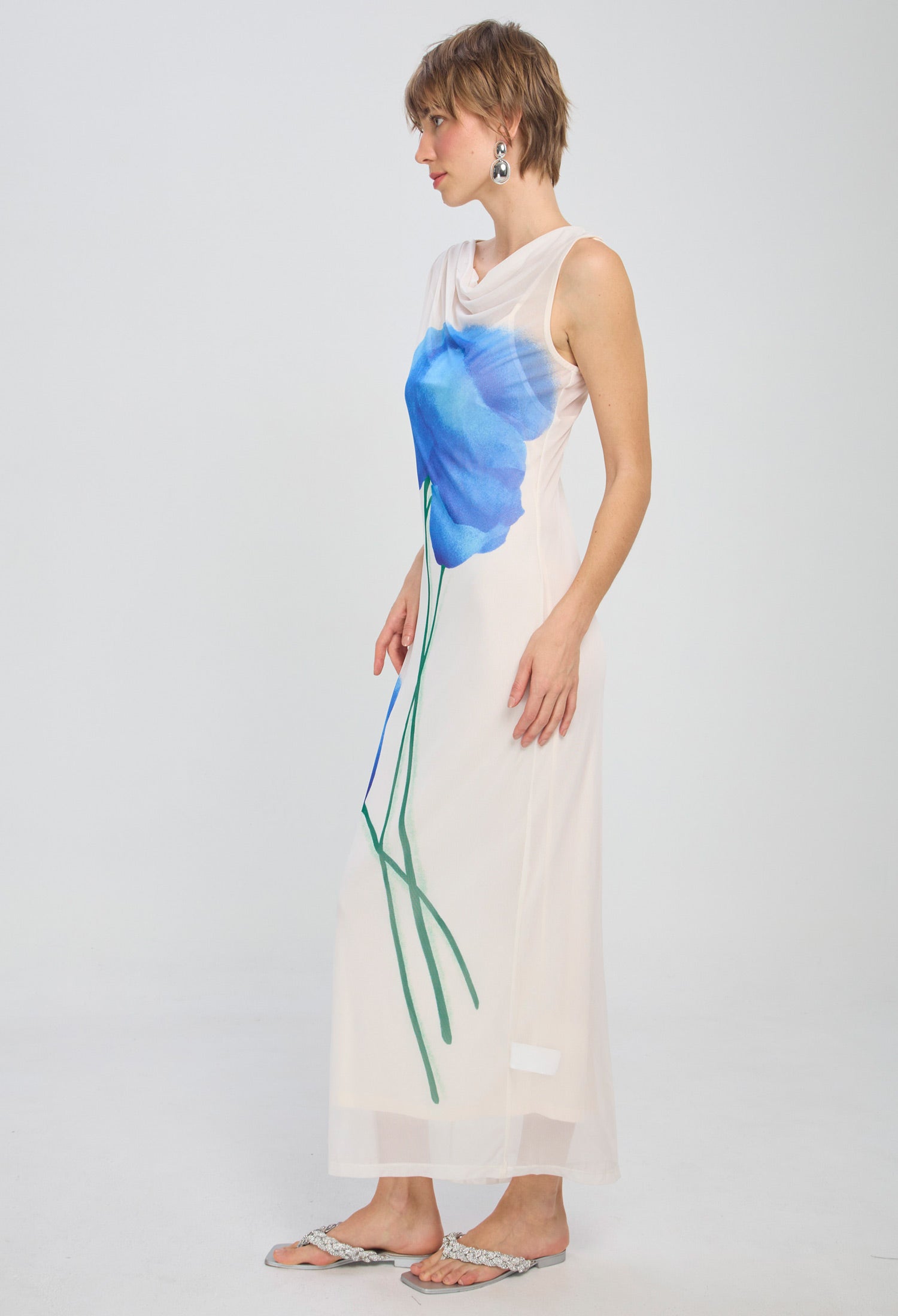 Vestido Largo Flor - SALE