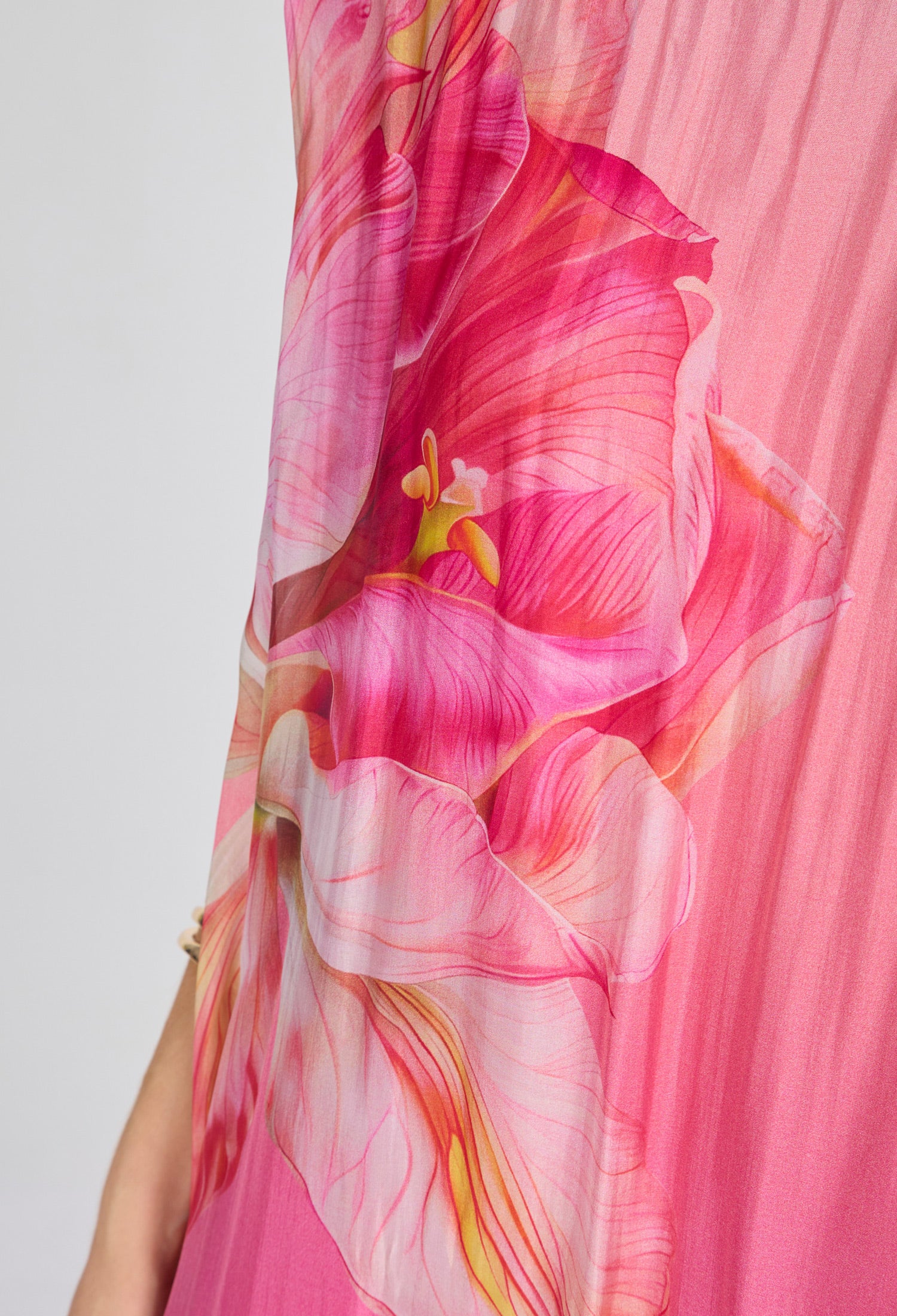 Vestido Seda Flores - SALE