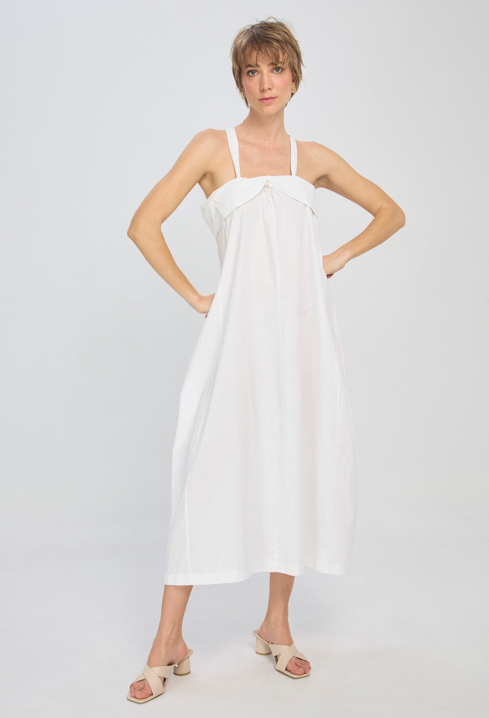 Vestido Midi Tirantes - Outlet BYBLA Colombia