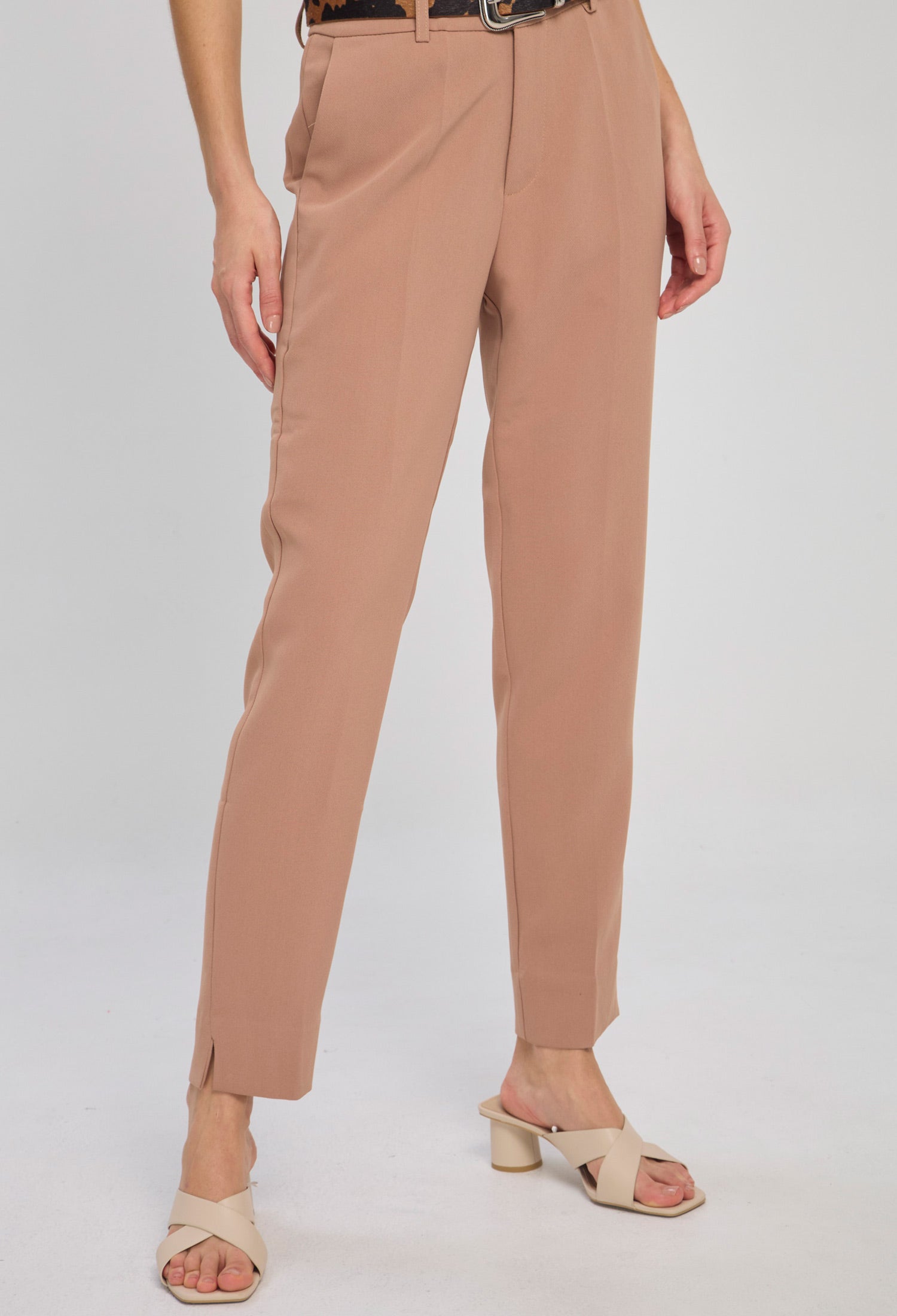 Pantalón Recto Mujer NEW - BYBLA S / MARRONES PANTALON DRIL