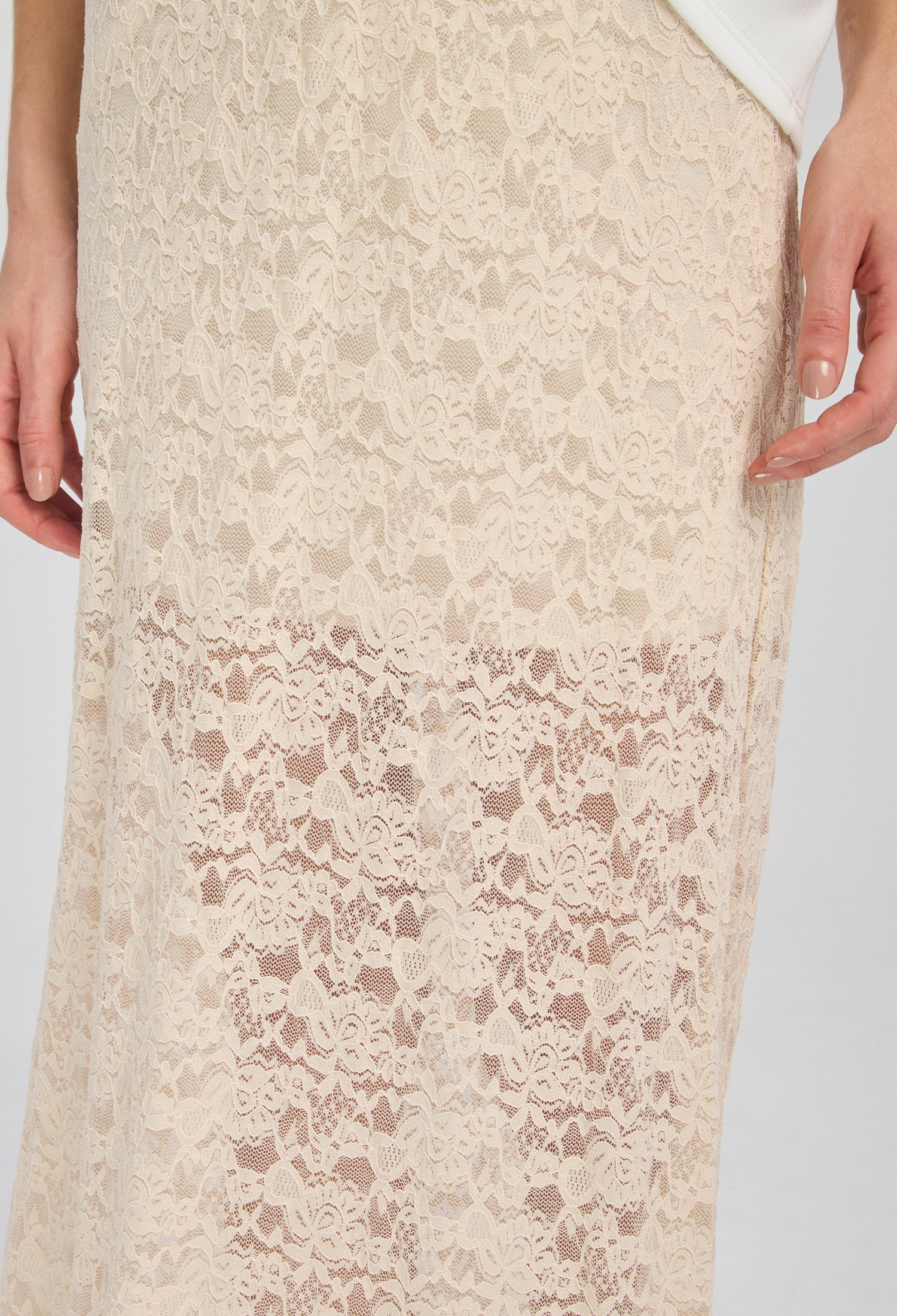 Falda Larga Transparencia - SALE