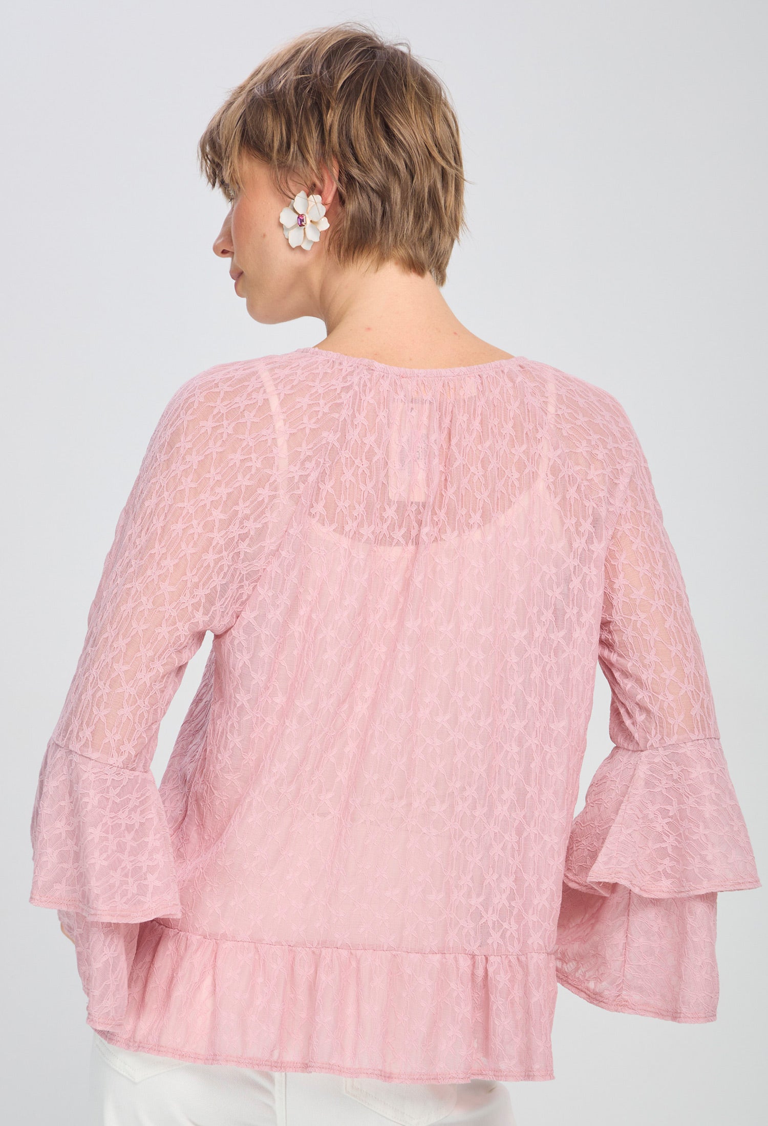Blusa Transparencia Boleros vista 7 - Outlet BYBLA Colombia