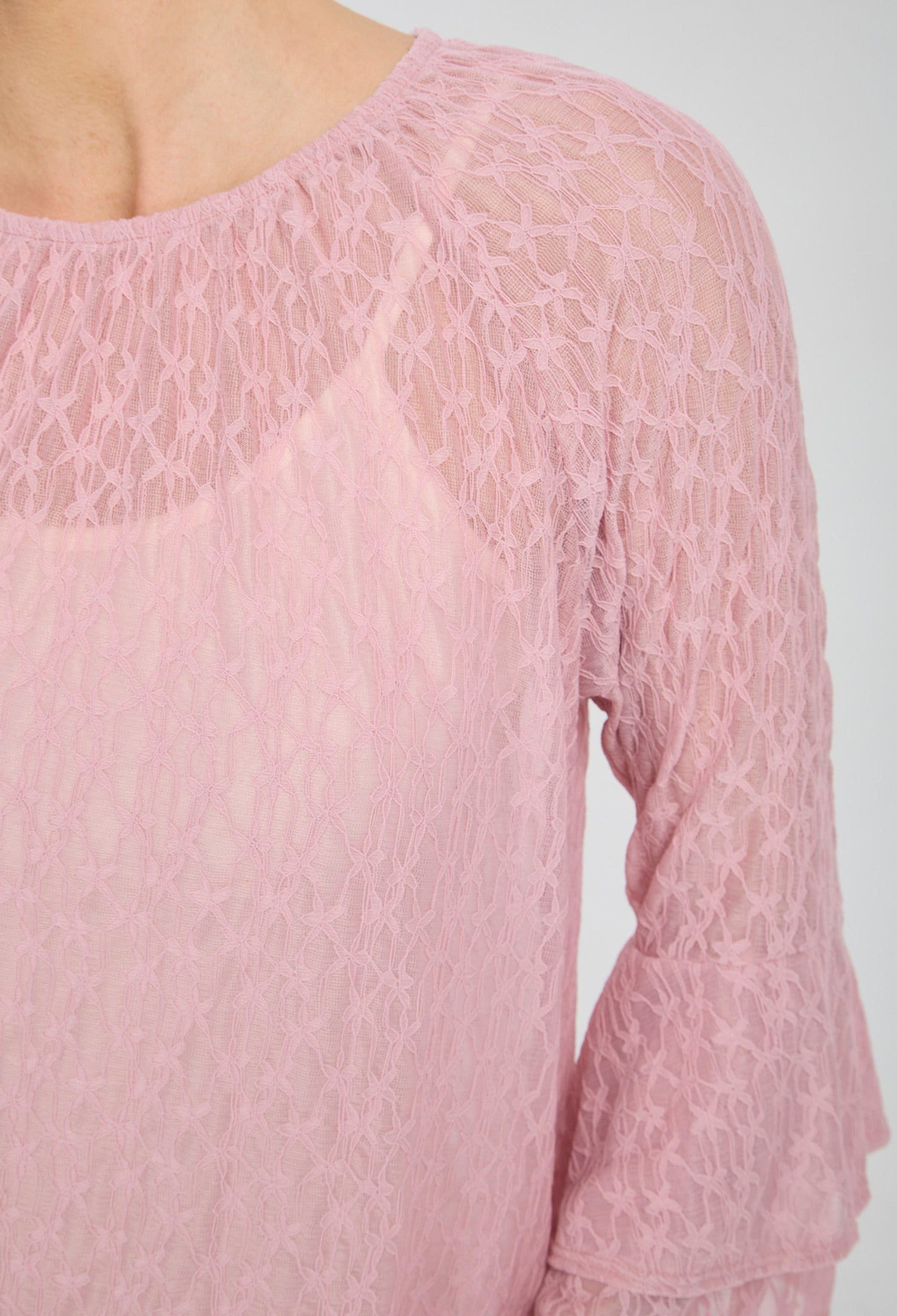 Blusa Transparencia Boleros vista 9 - Outlet BYBLA Colombia