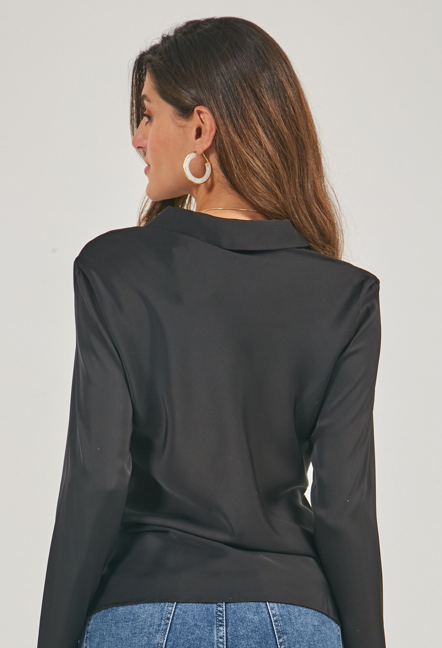 Camisa Satén Moños - SALE