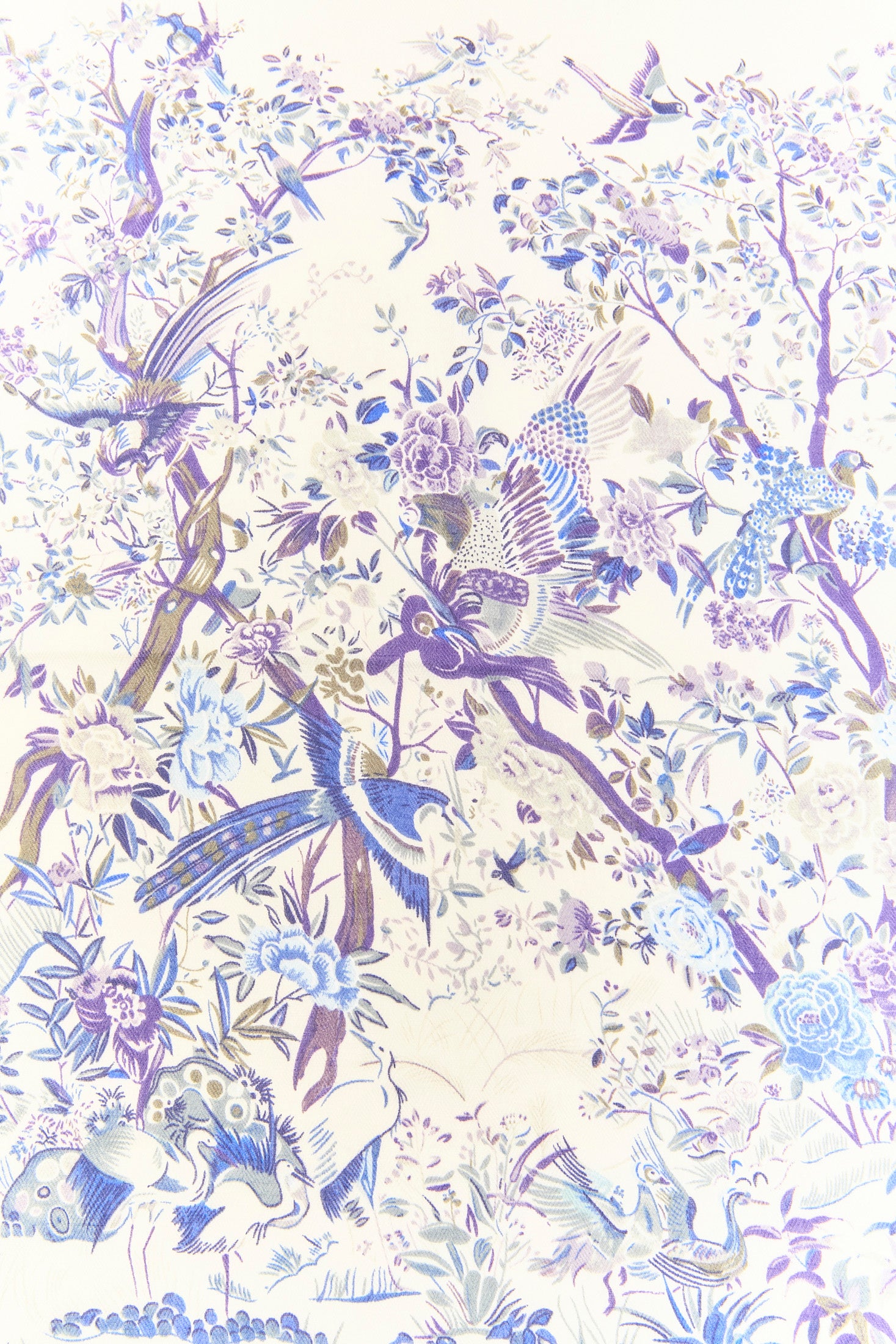 Pañoleta multiuso beige con detalles azules - vista 3