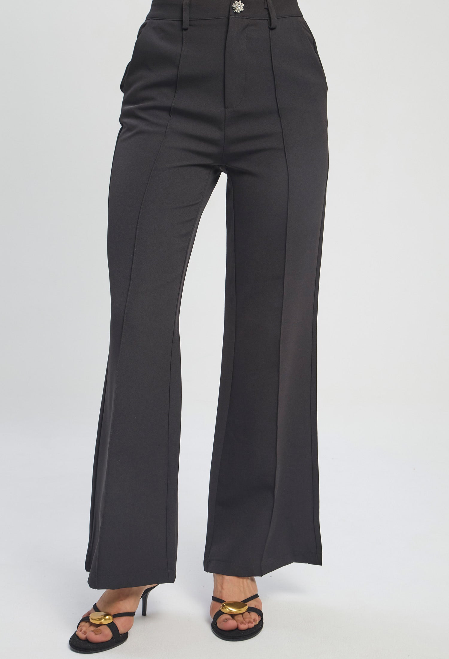 Pantalón Botón Piedras