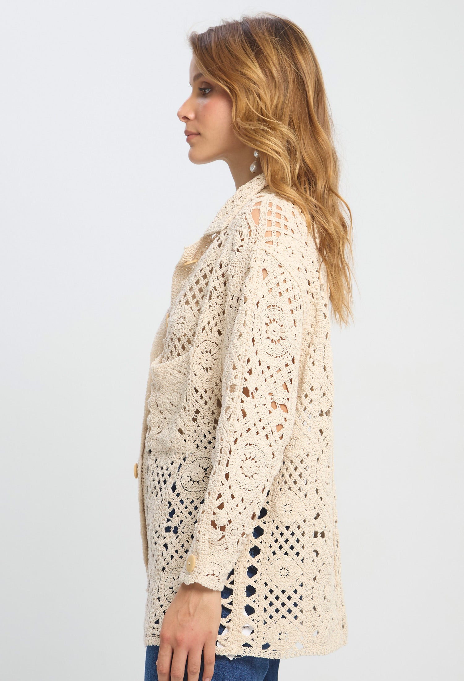 Saco Tejido Crochet