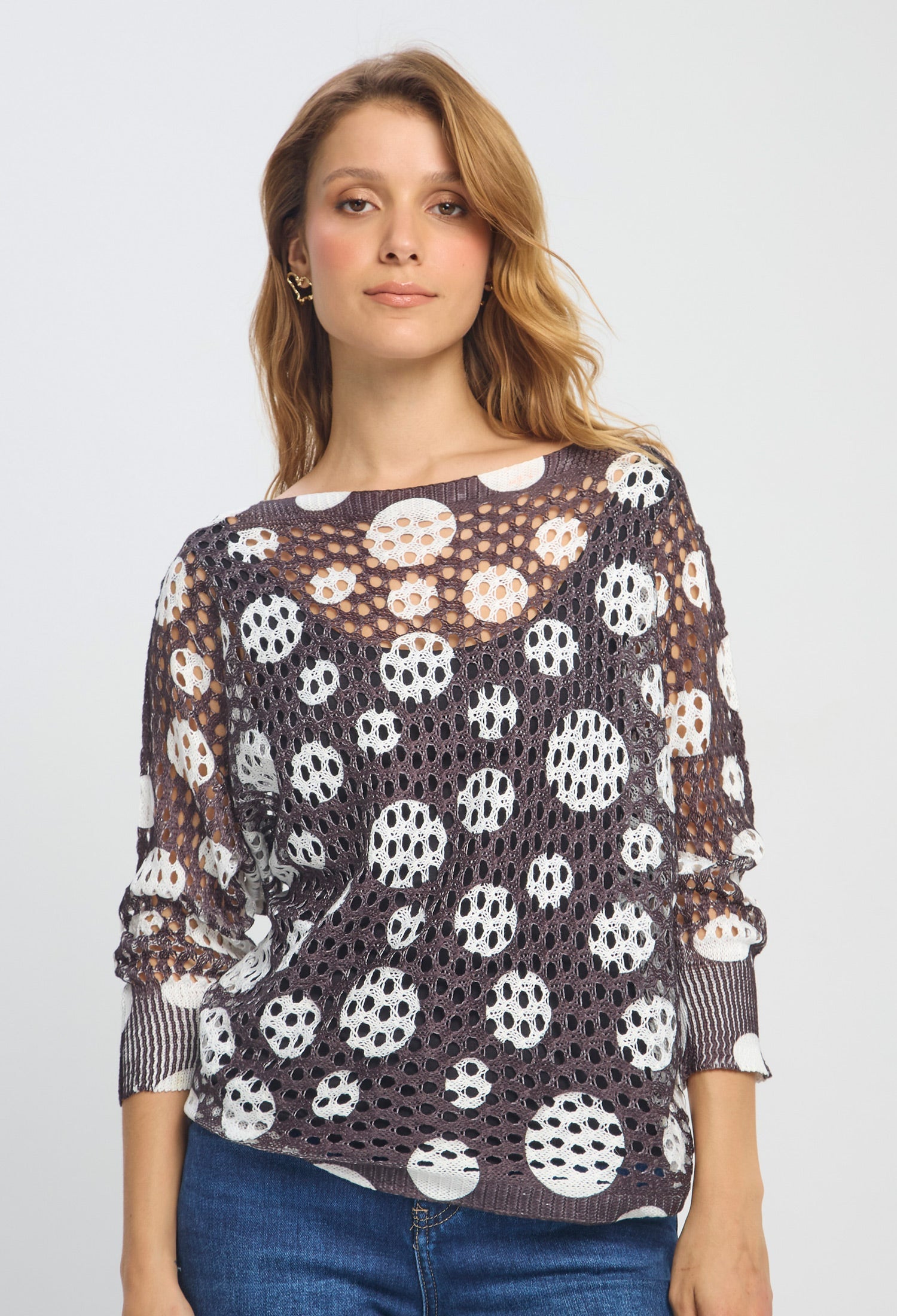 Blusa Tejida Lunares - SALE