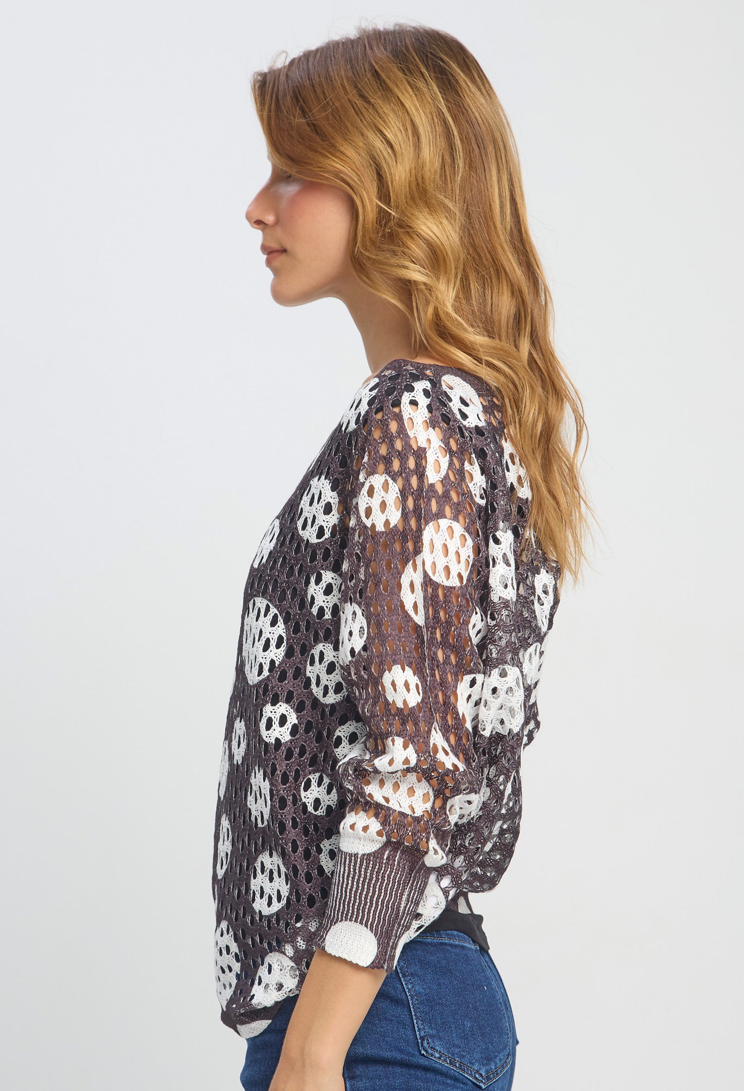 Blusa Tejida Lunares - SALE