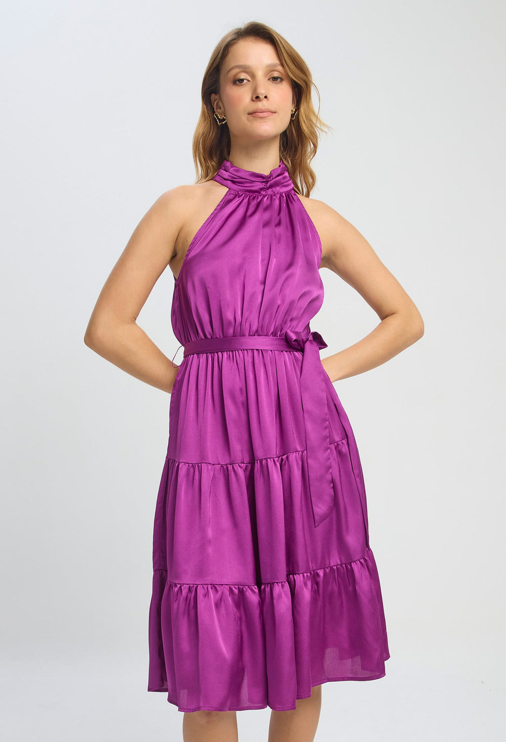 Vestido Corto Halter - Outlet BYBLA Colombia