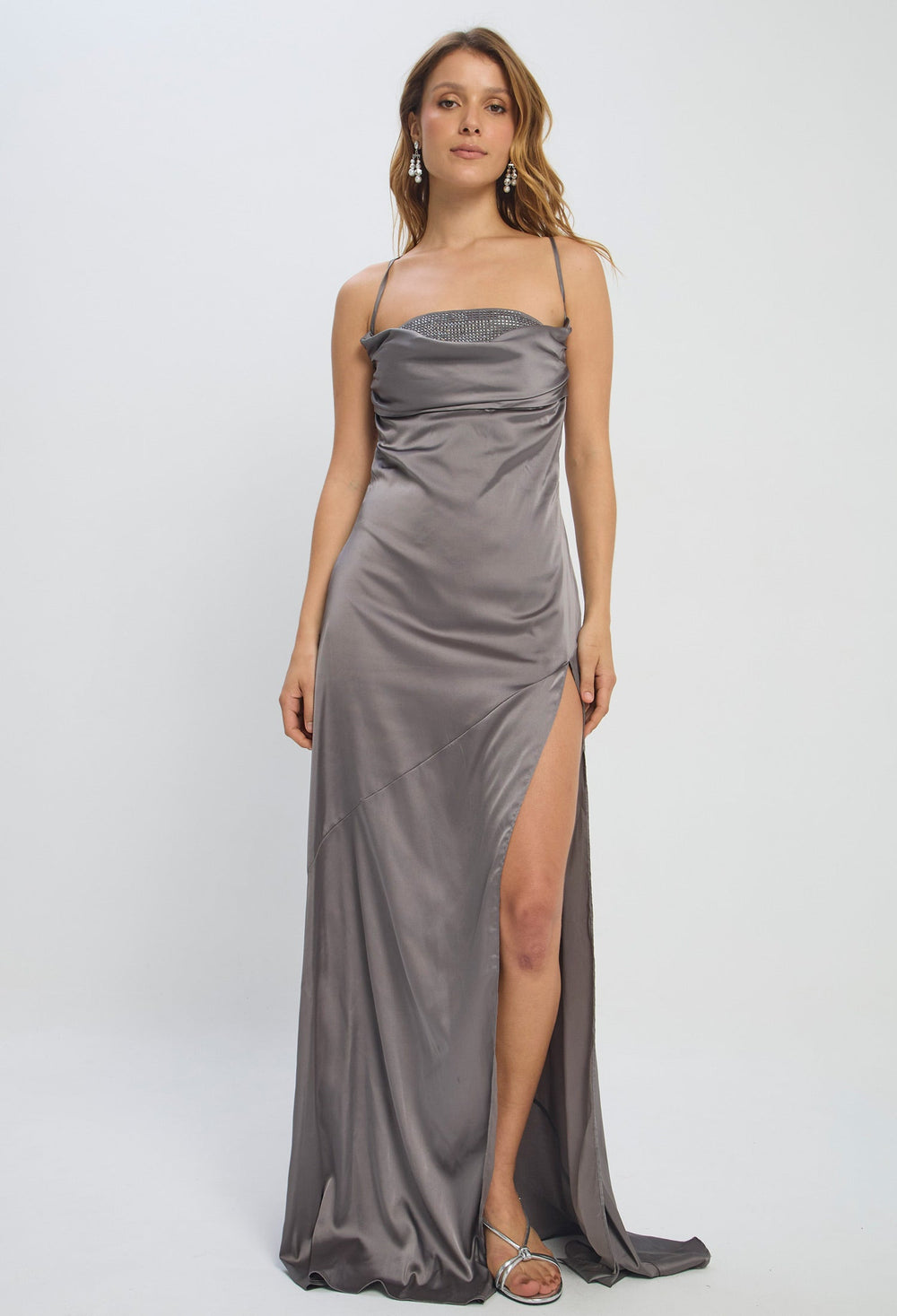 Vestido Largo Brillante - Outlet BYBLA Colombia