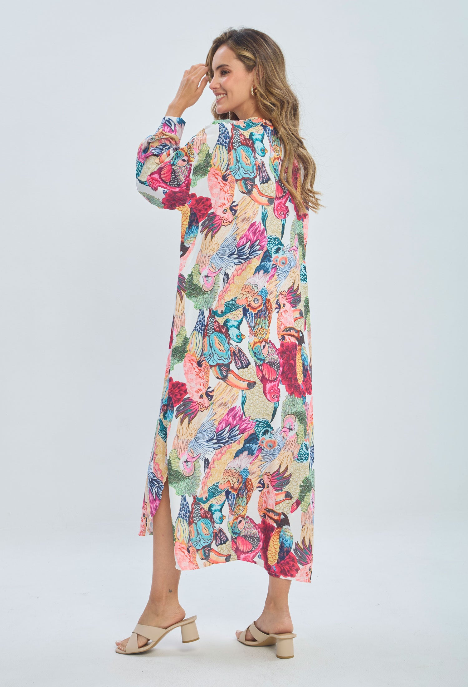 Vestido Largo Estampado - SALE