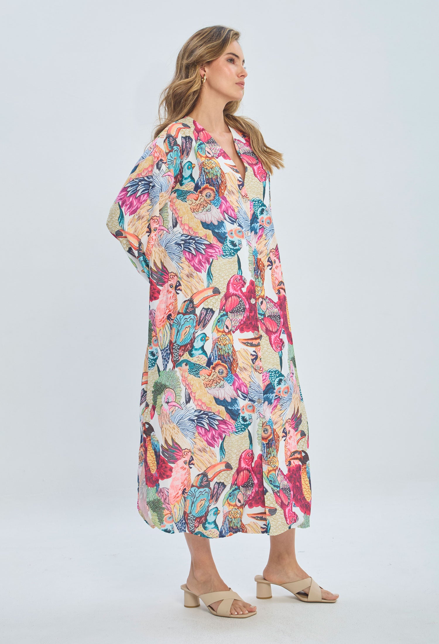 Vestido Largo Estampado - SALE