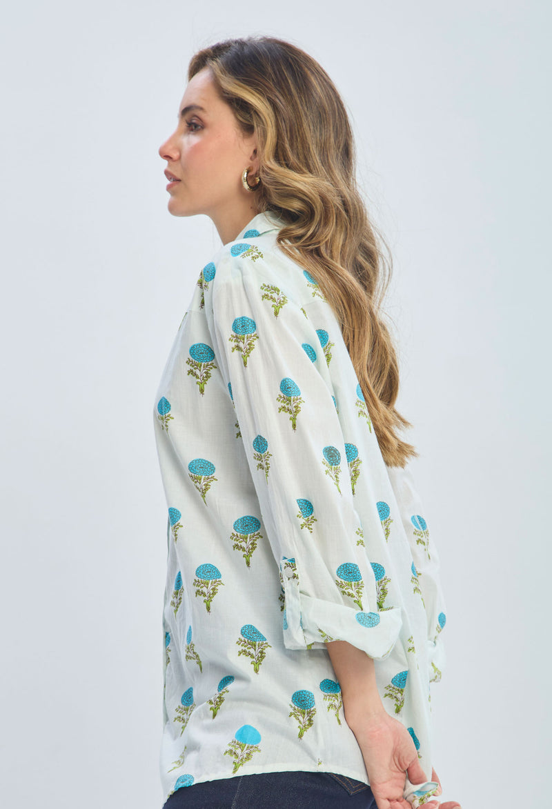 Camisa Floral vista 2 - Outlet BYBLA Colombia