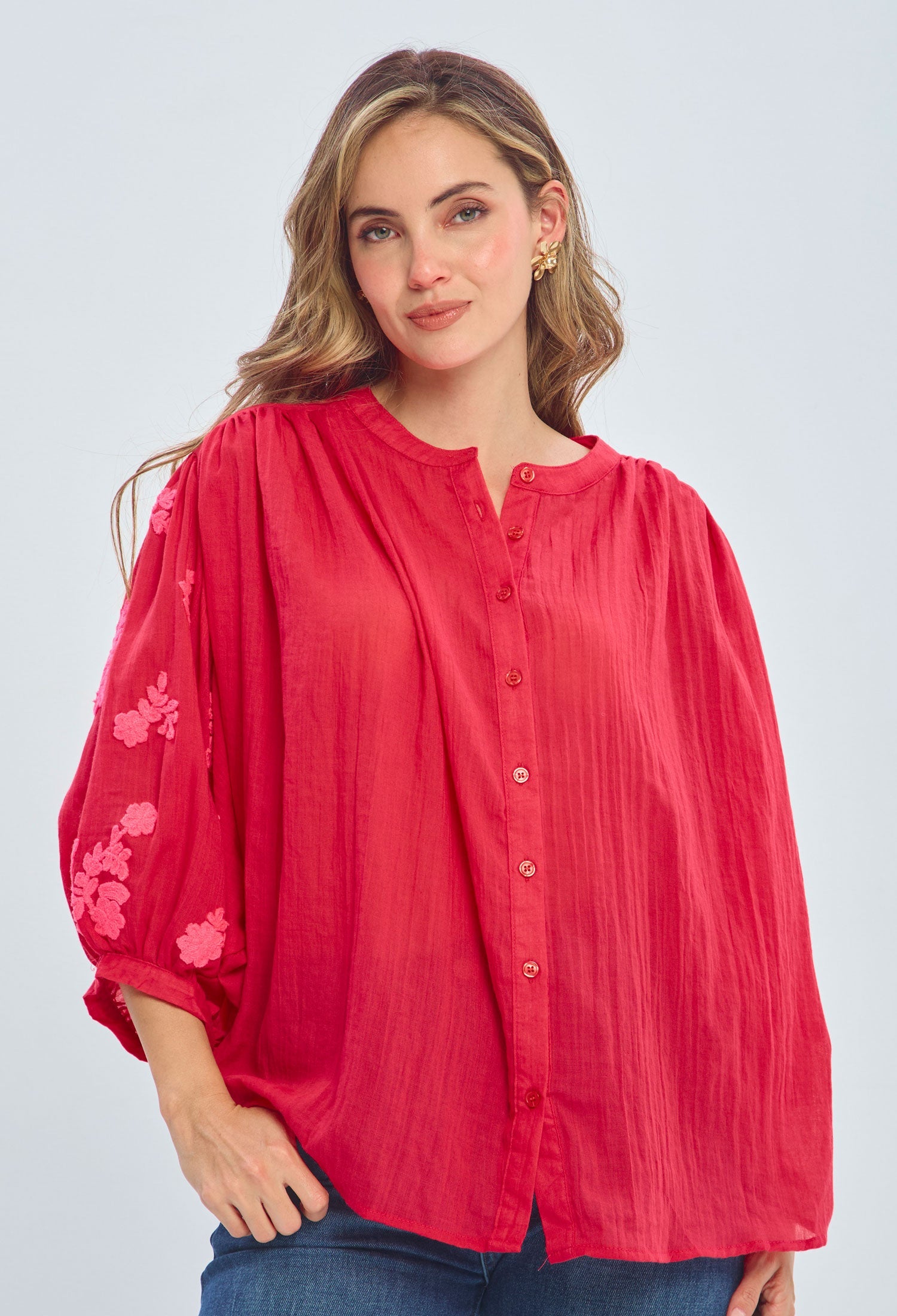 Blusa Manga Globo - SALE