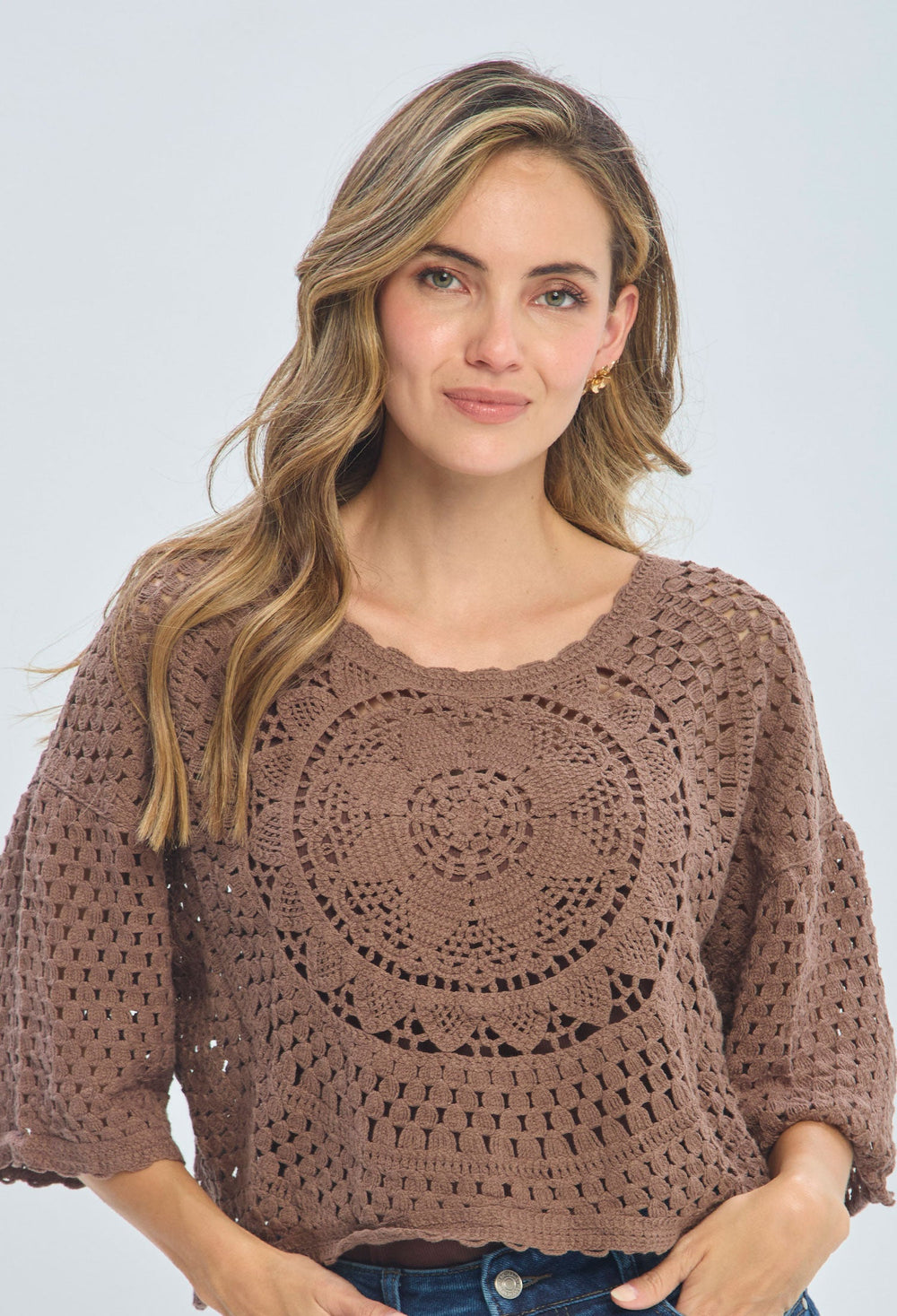 Blusa Crochet - Outlet BYBLA Colombia