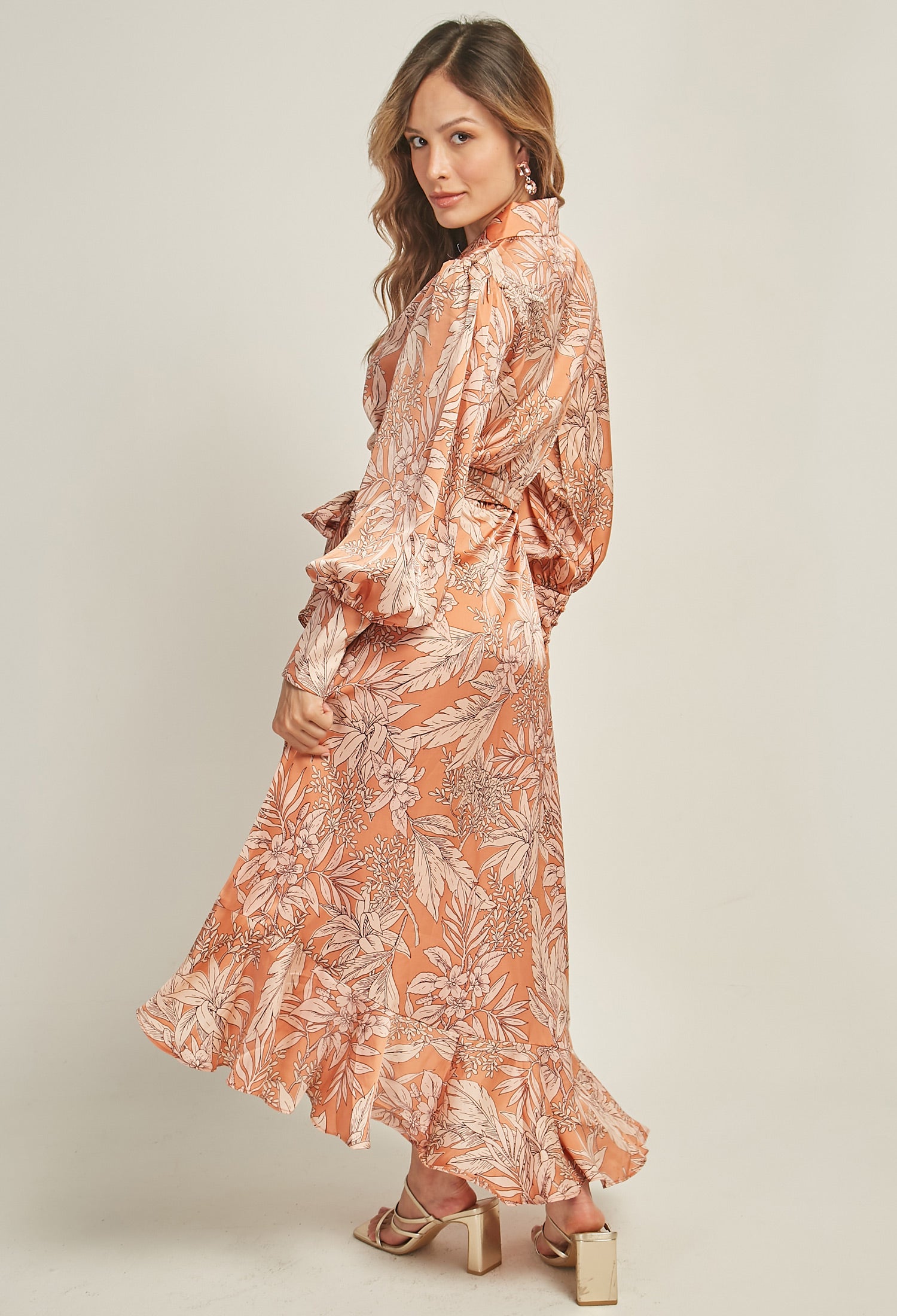 Vestido Satén Envolvente - SALE