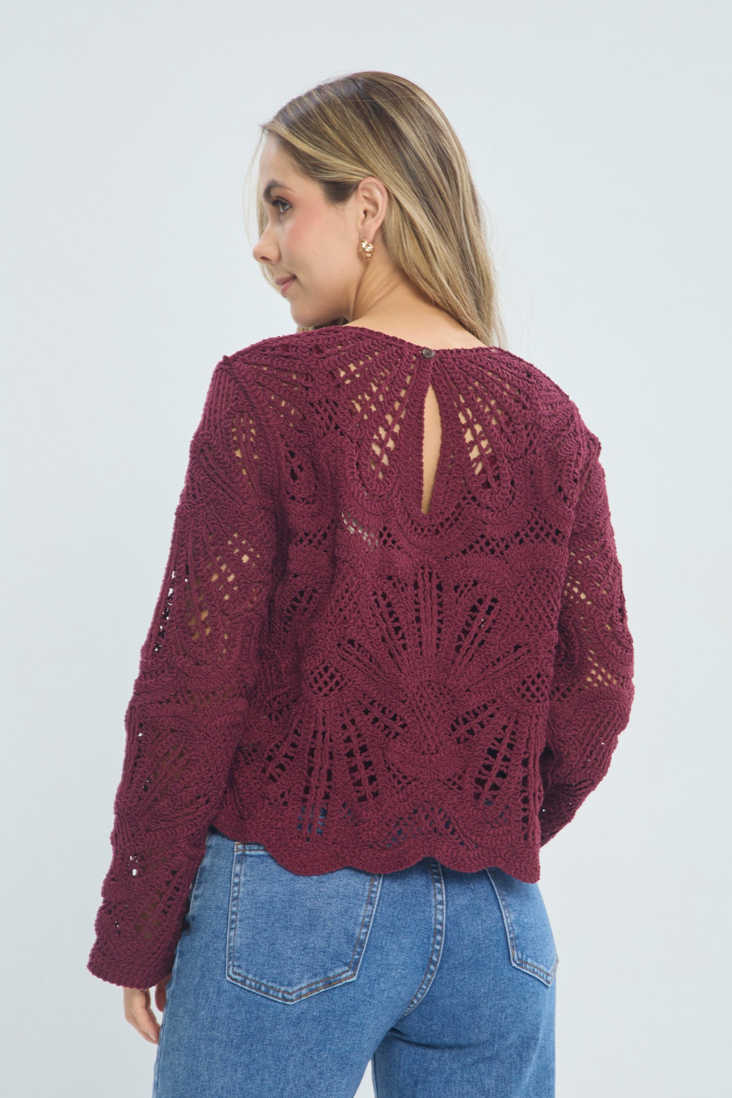 Blusa Tejida Corta vista 3 - Outlet BYBLA Colombia