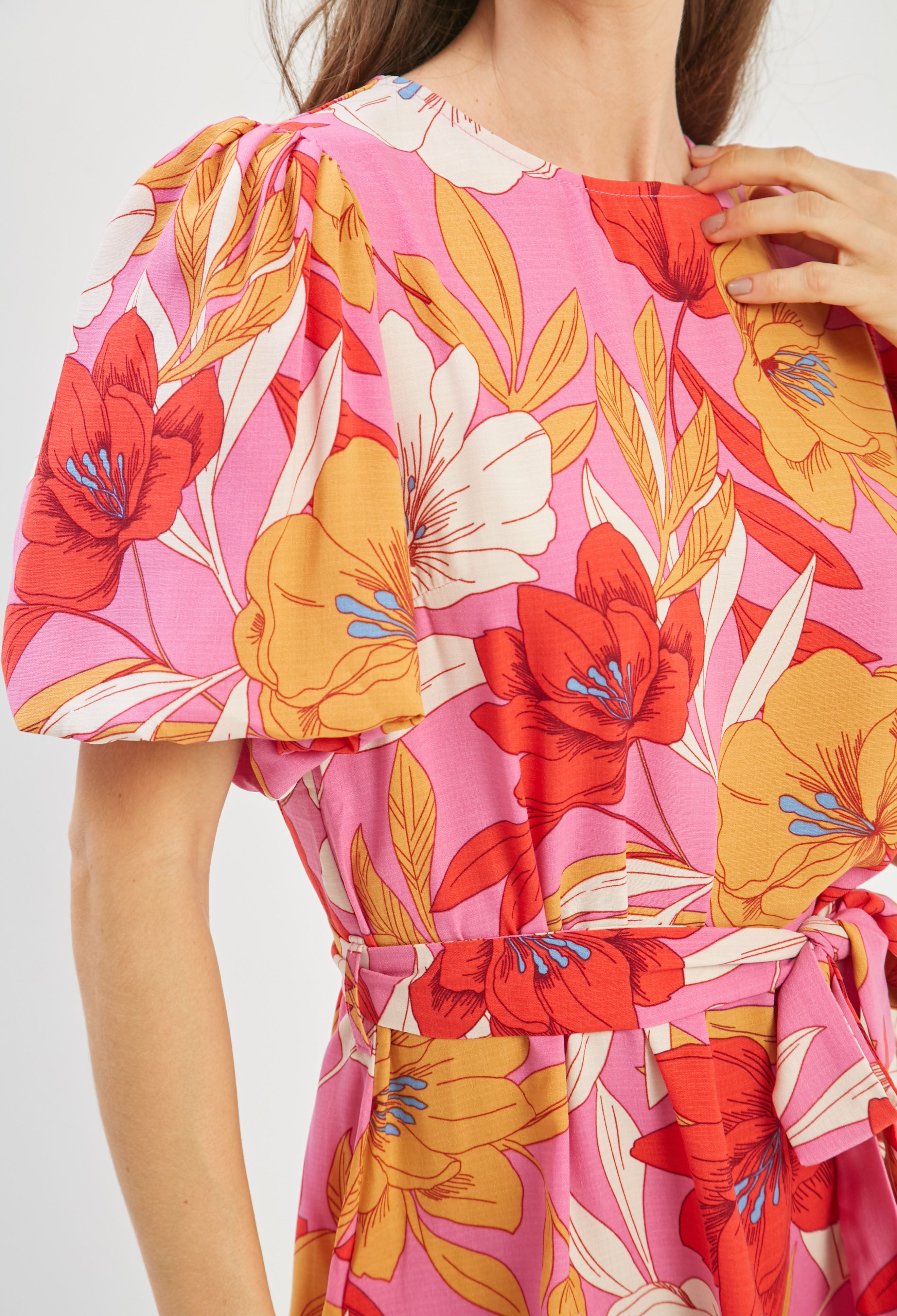 Vestido Corto Flores - SALE