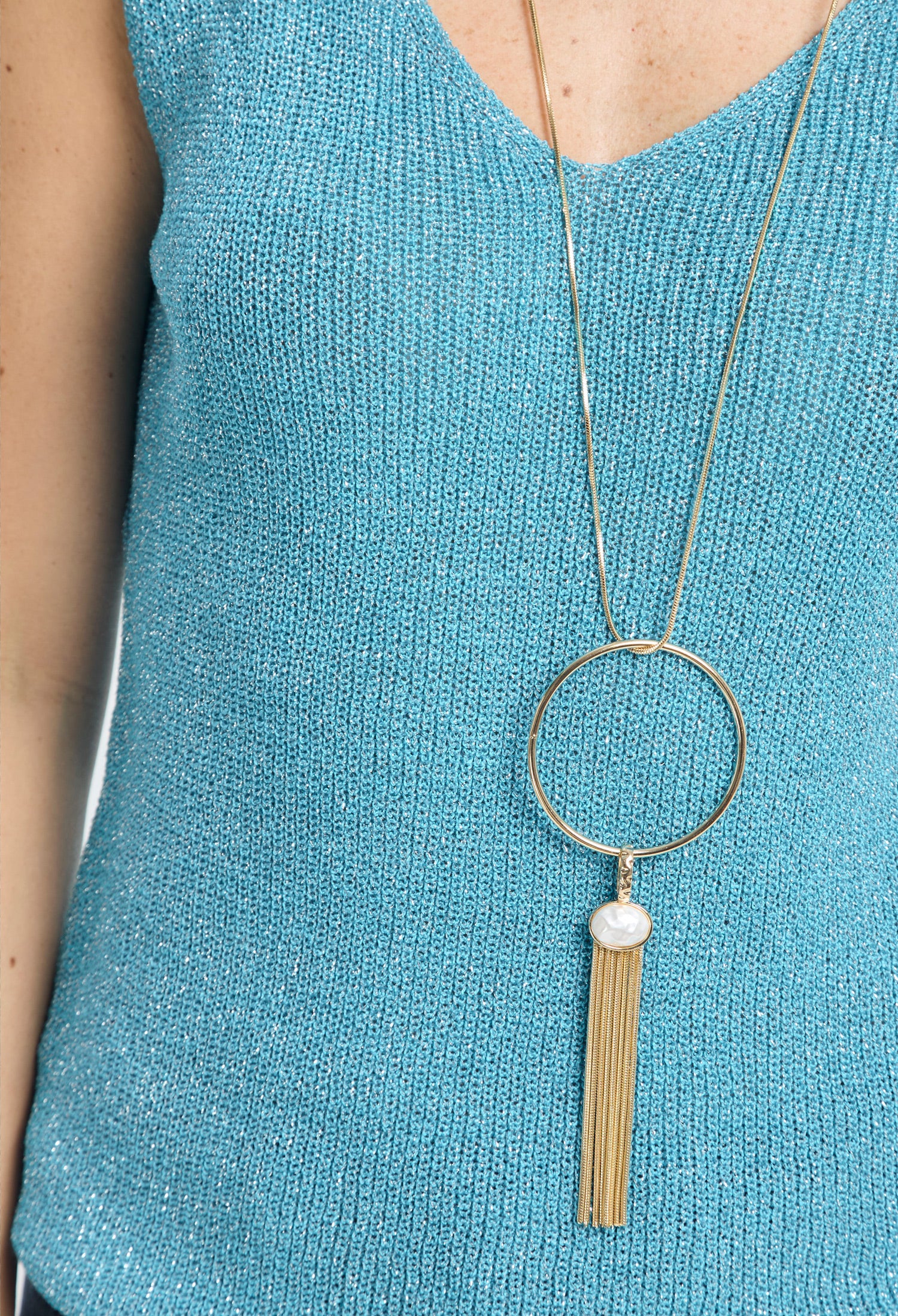 Blusa Top Sisa Tejido Lurex