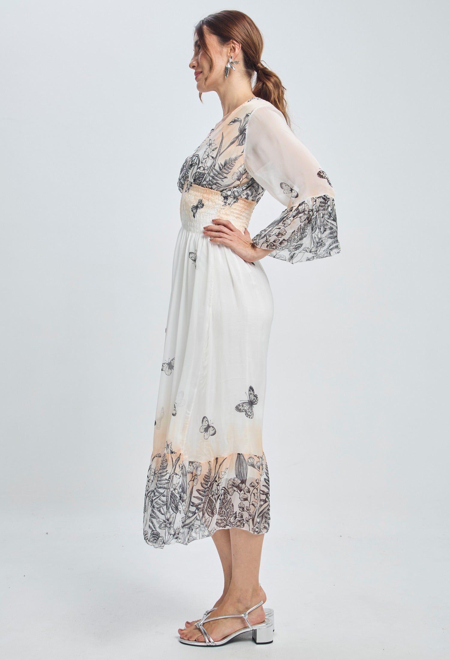 Vestido Seda Floral - SALE