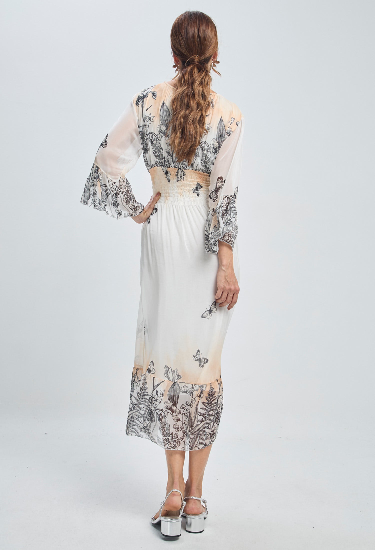 Vestido Seda Floral - SALE