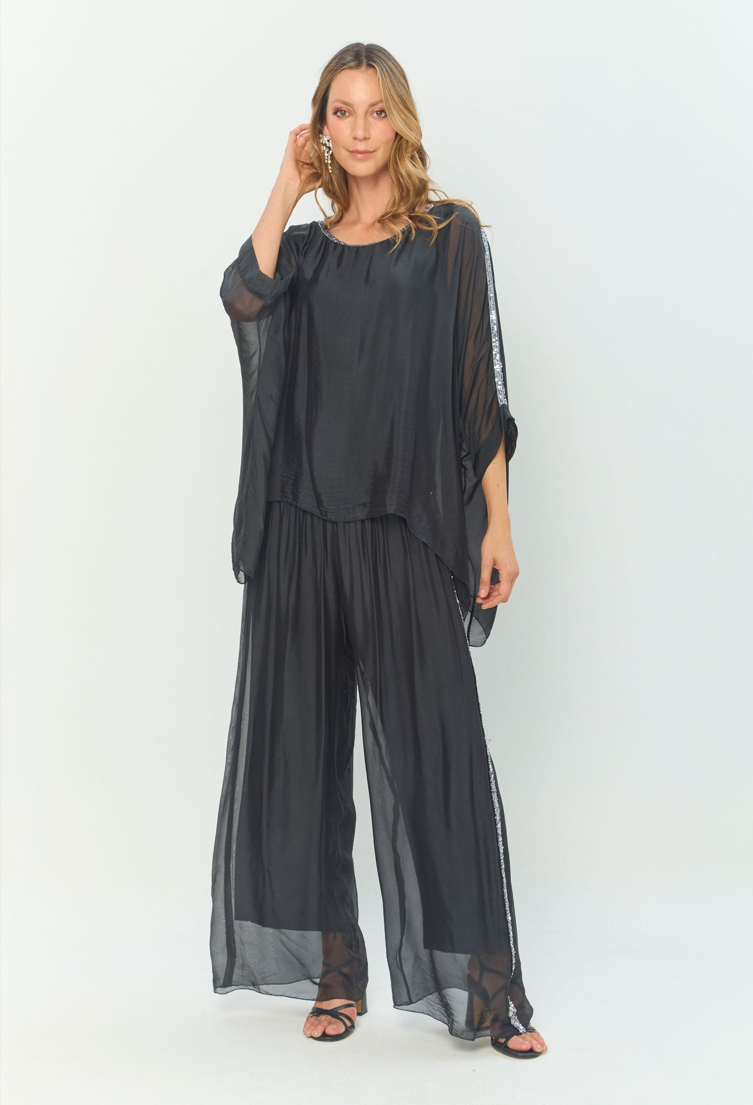 Pantalón Seda Lentejuelas